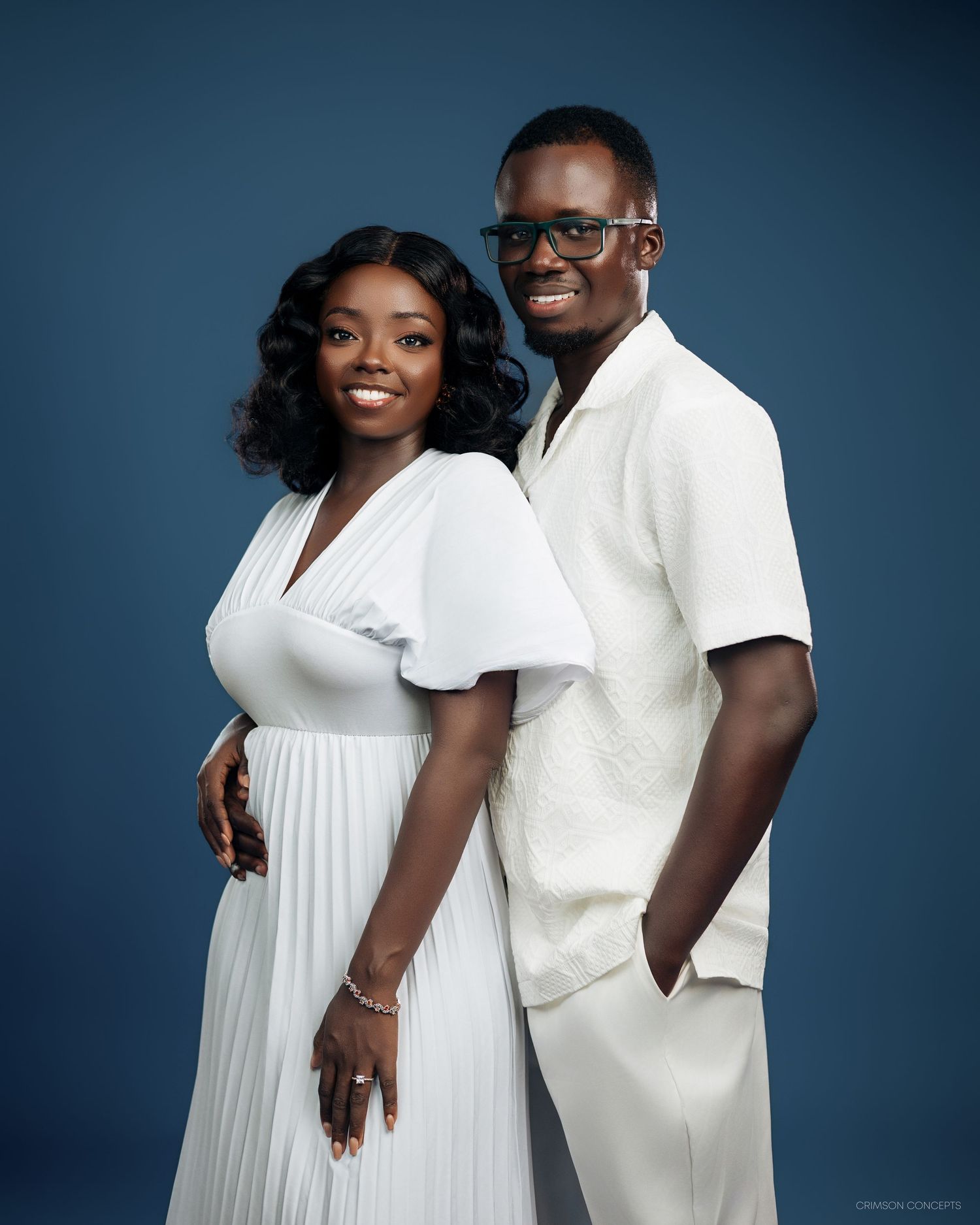 Romantic pre-wedding photoshoot in Accra by Crimson Concepts