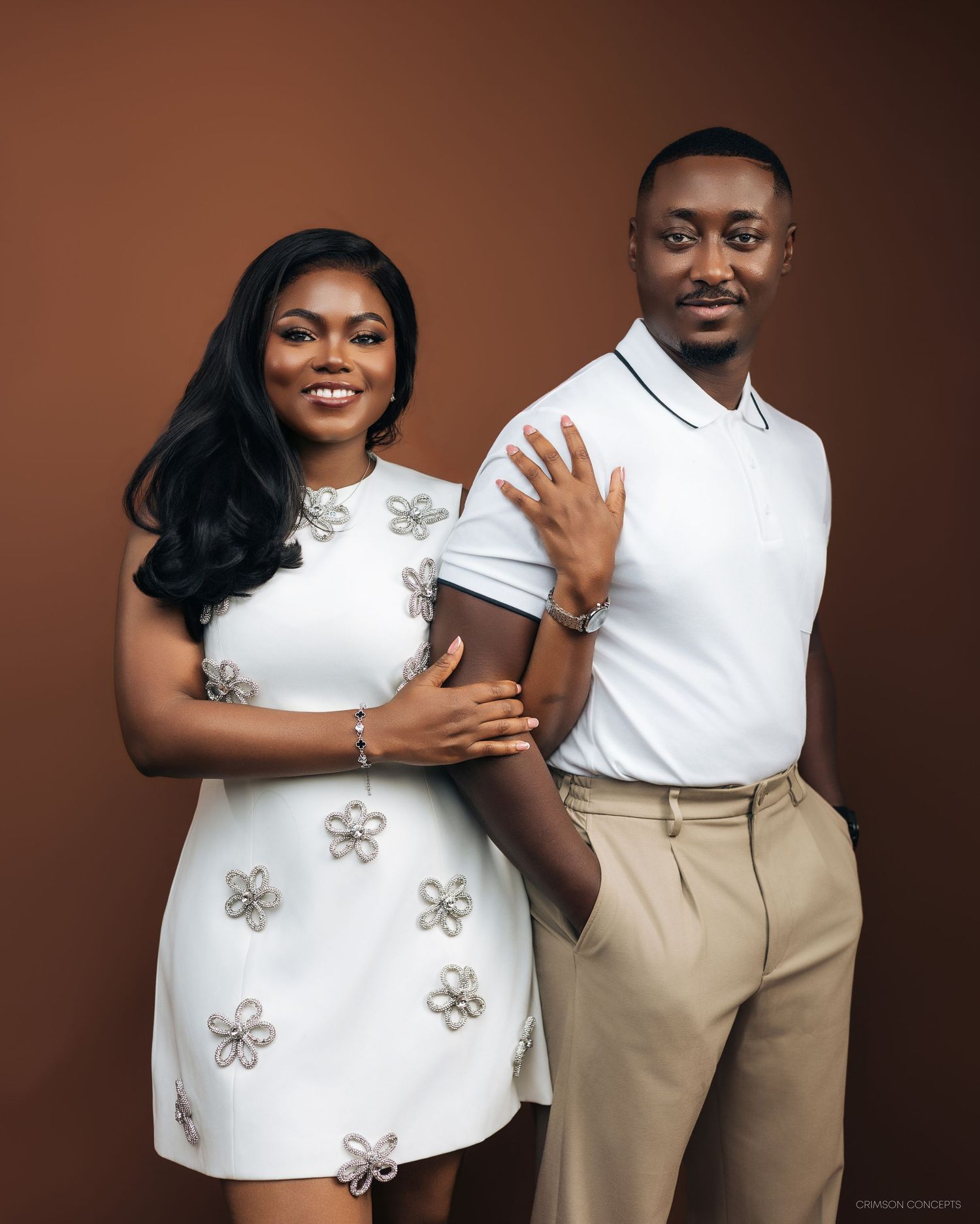 Romantic pre-wedding photoshoot in Accra by Crimson Concepts