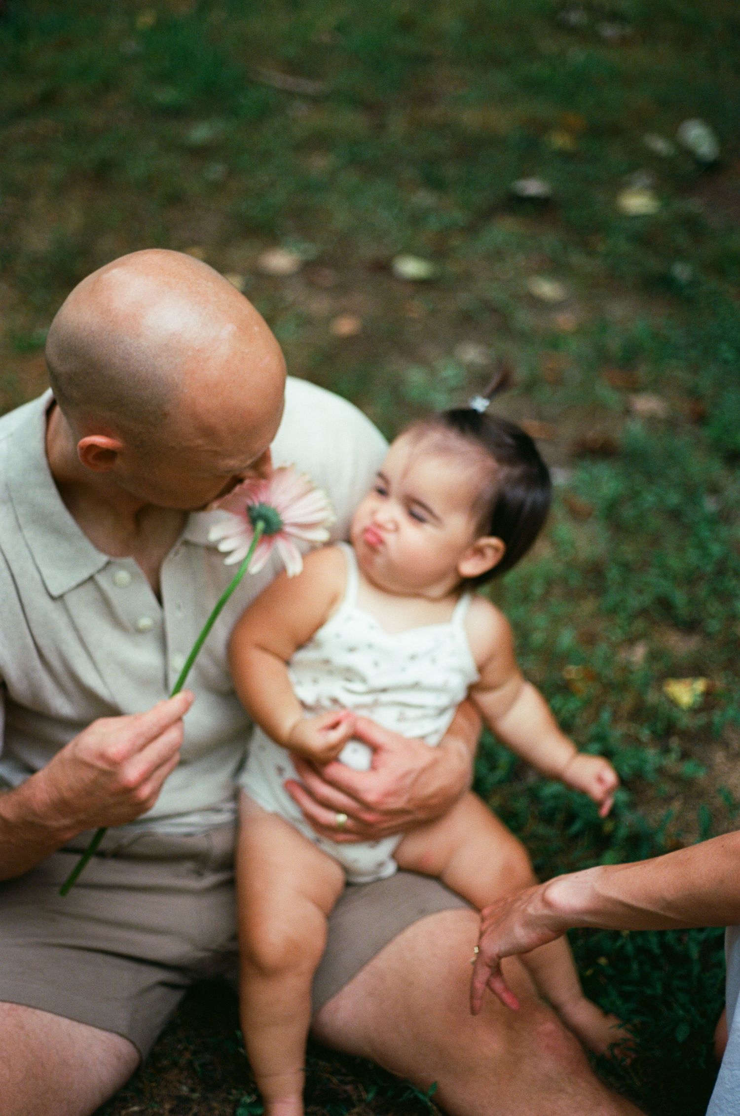 Color Film family portrait. Twin Brooks park, Trumbull Connecticut.
