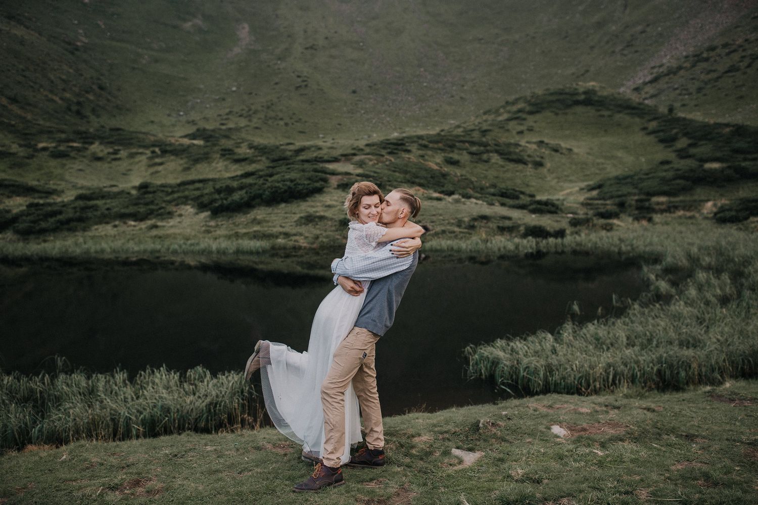 Bergshooting Sonnenuntergang – Fotograf Vasyl Bauer