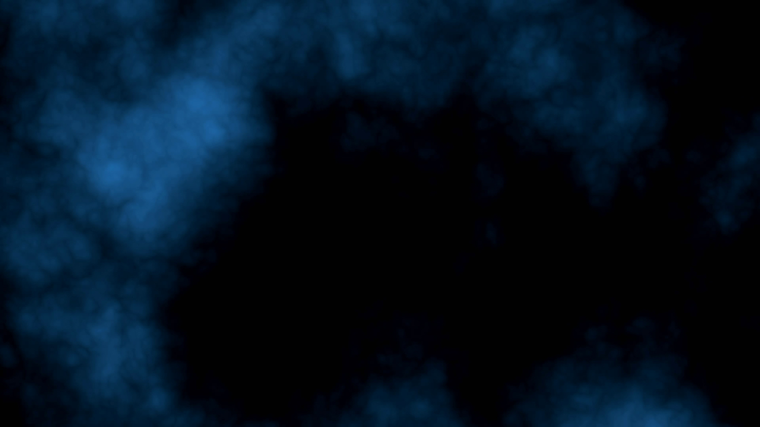 A dark blue and black abstract pattern with swirling textures creates a moody atmospheric background.