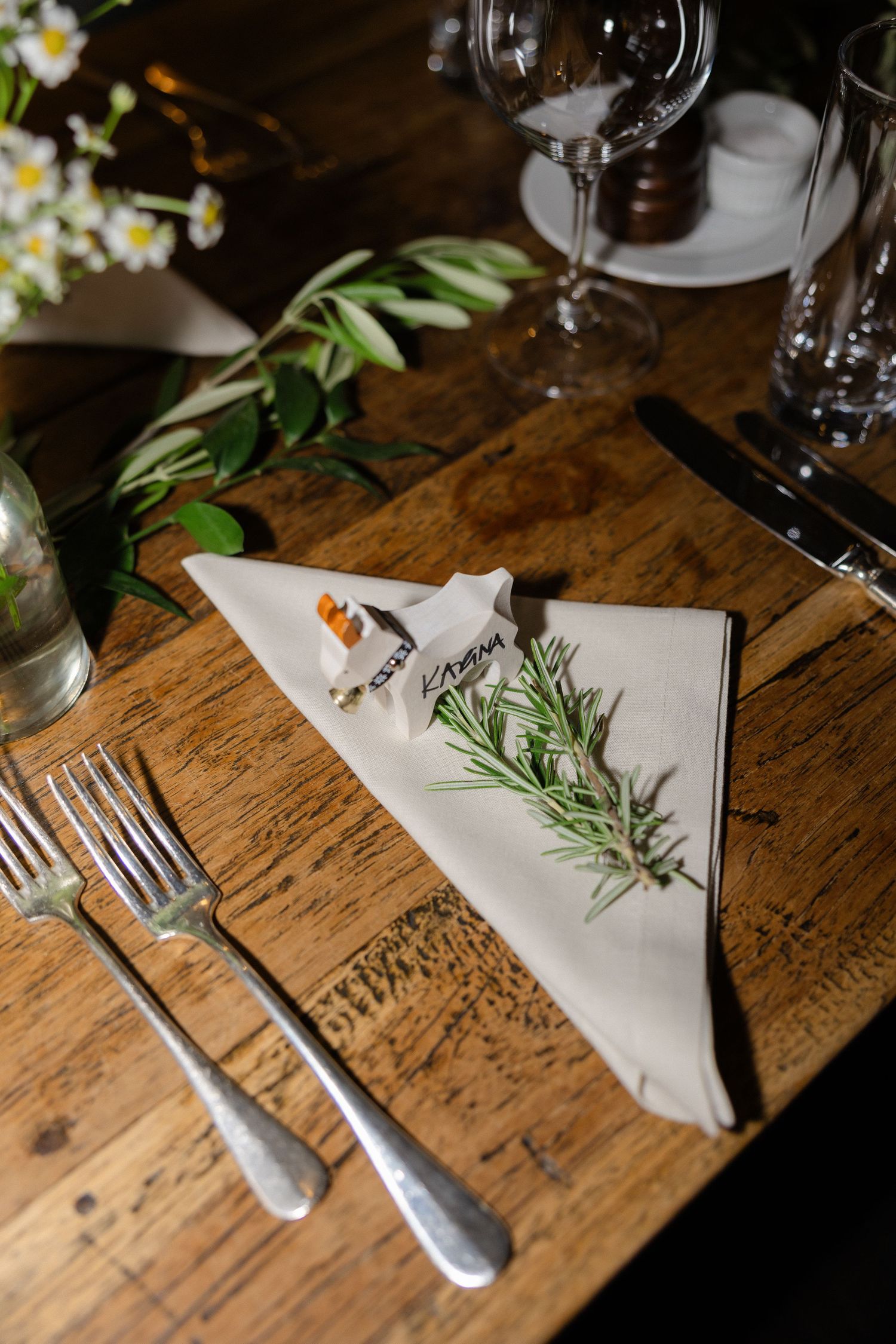 raditional Swiss mountain setting for an intimate wedding reception