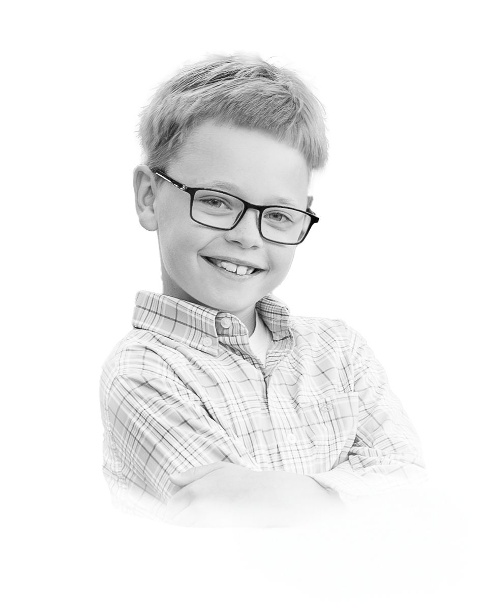 High key portrait series in white showing gentle expressions and warm smiles.