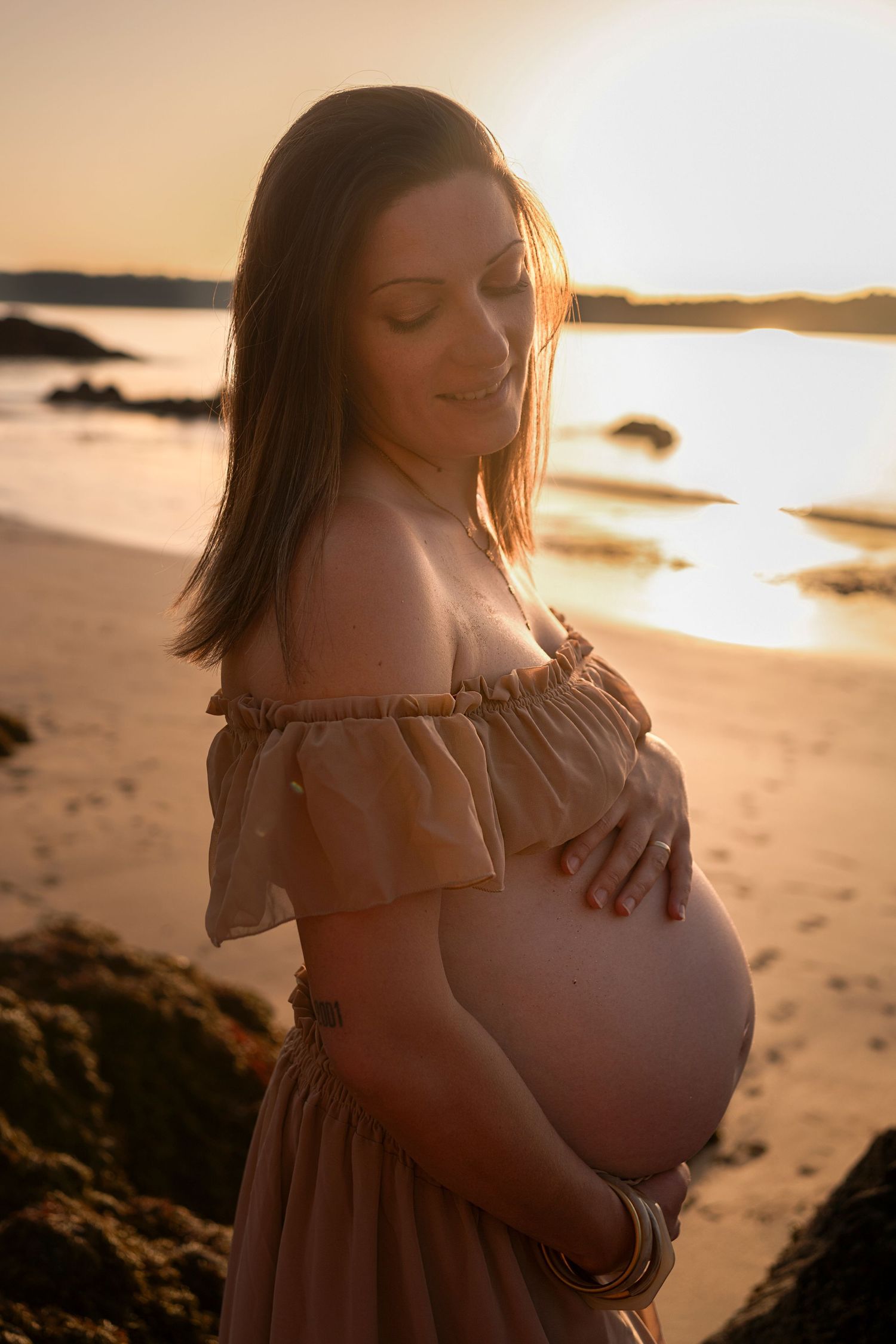photographe grossesse saint-cast