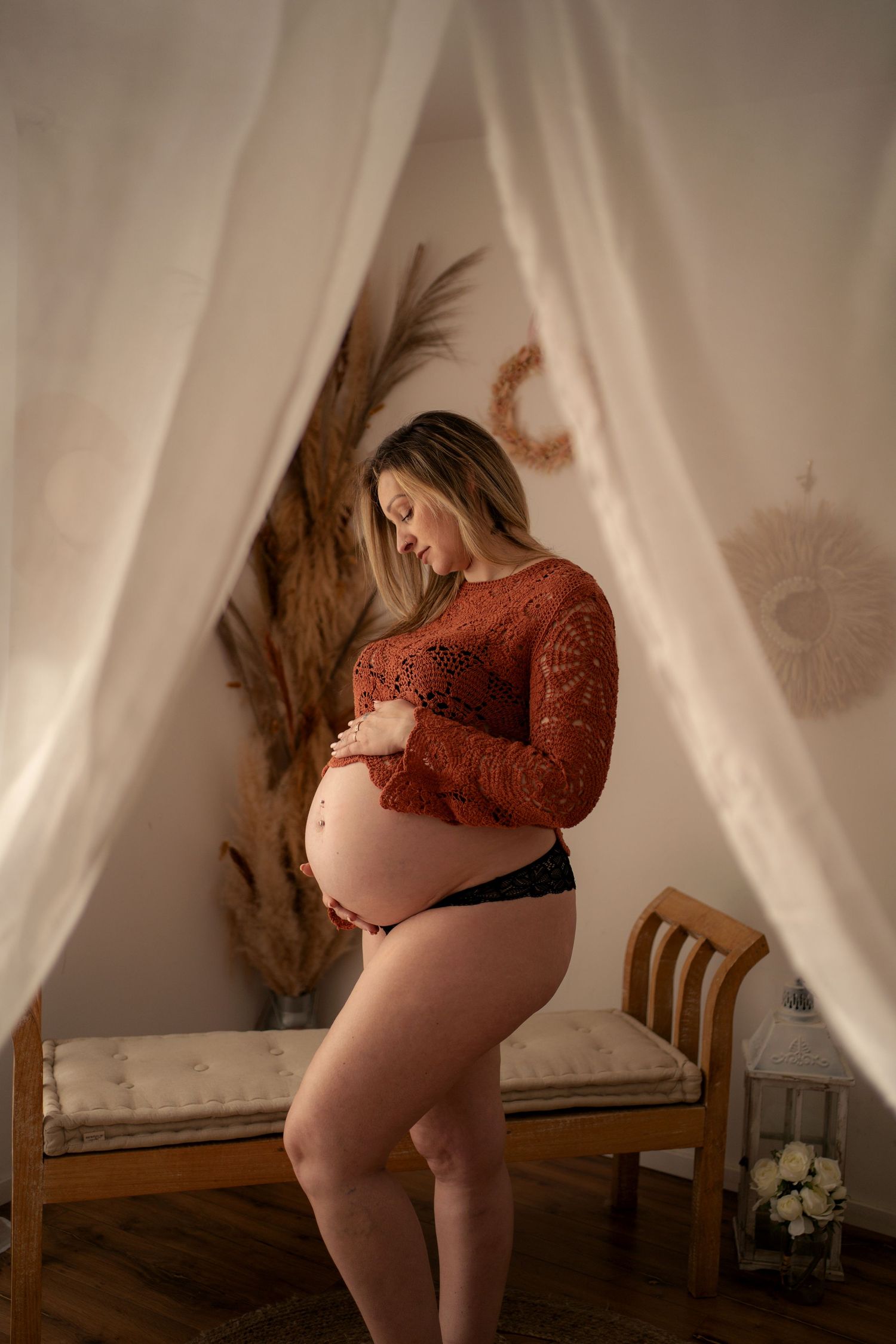 photographe de grossesse à saint Potan