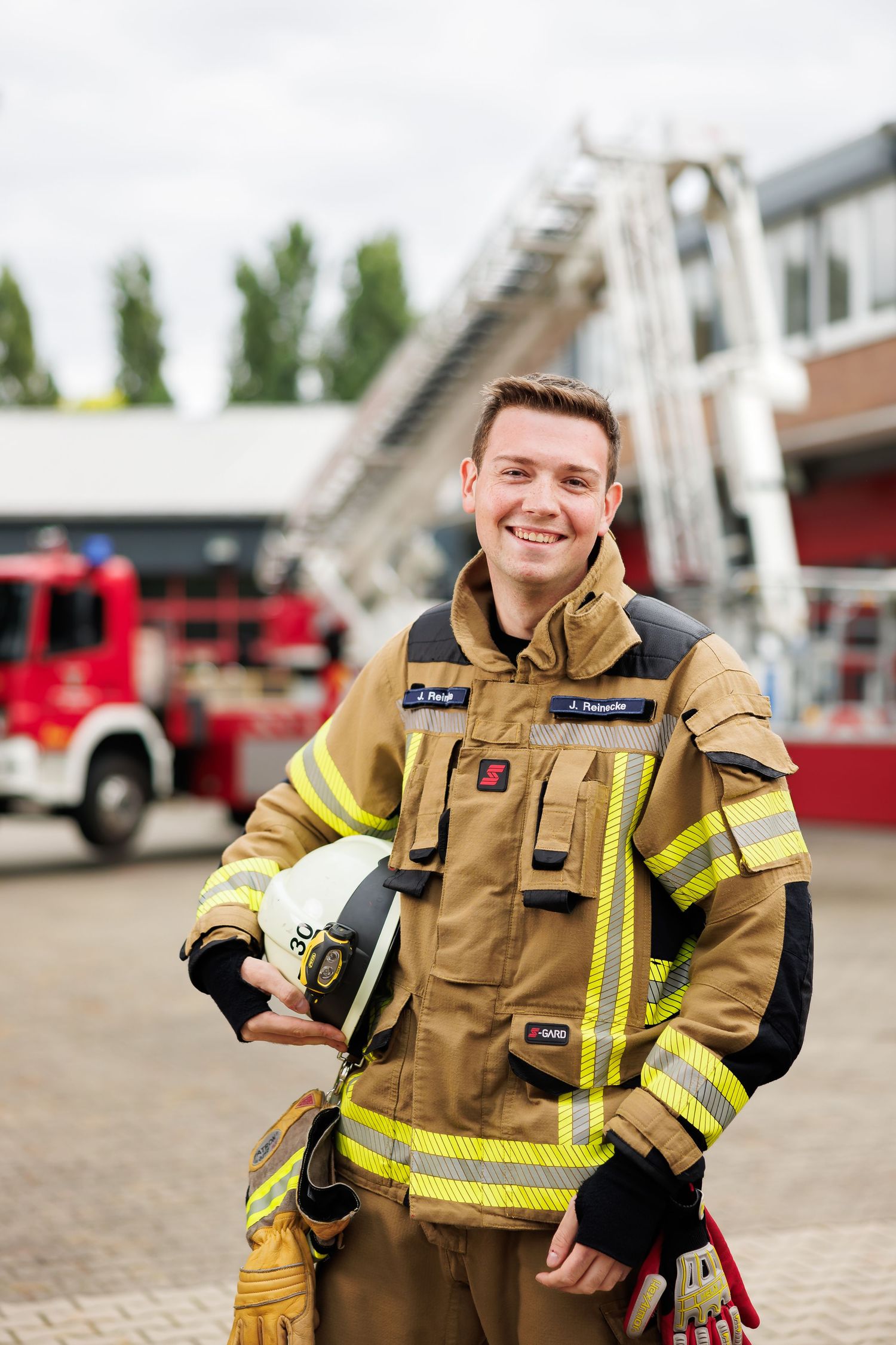 Feuerwehrmann Portait