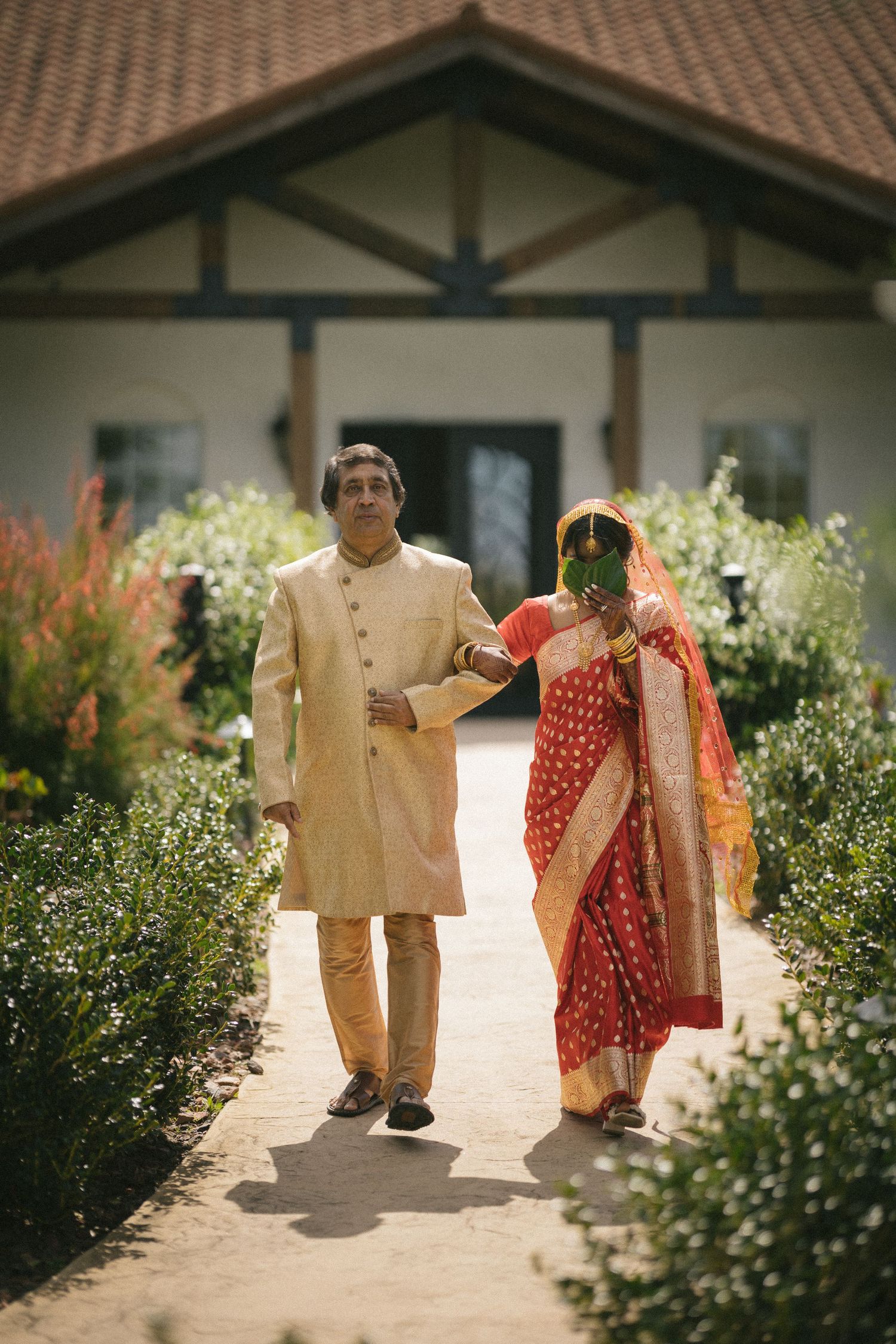 Wedding couple photographed in natural light
Bride and groom embracing during wedding day
Candid moment from a Florida wedding
