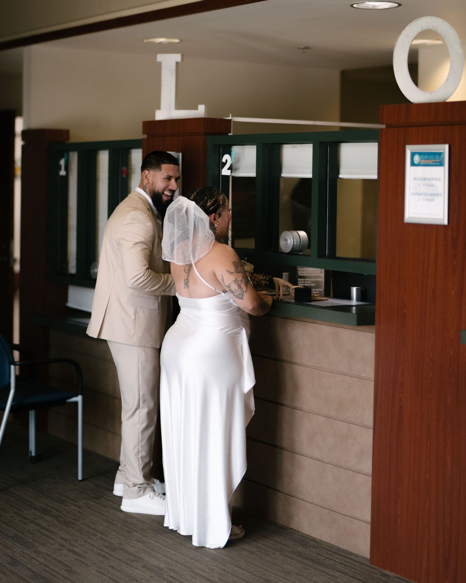 Wedding couple photographed in natural light
Bride and groom embracing during wedding day
Candid moment from a Florida wedding