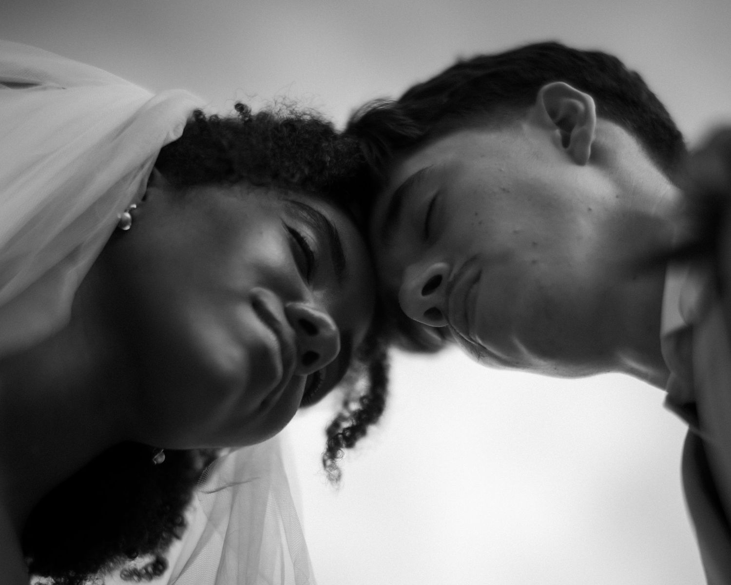 Wedding couple photographed in natural light
Bride and groom embracing during wedding day
Candid moment from a Florida wedding