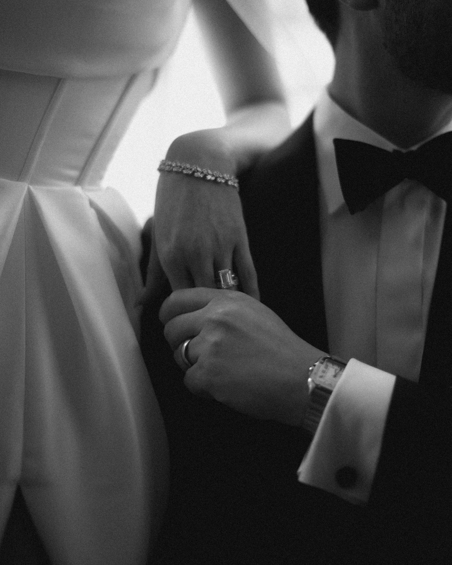 Wedding couple photographed in natural light
Bride and groom embracing during wedding day
Candid moment from a Florida wedding