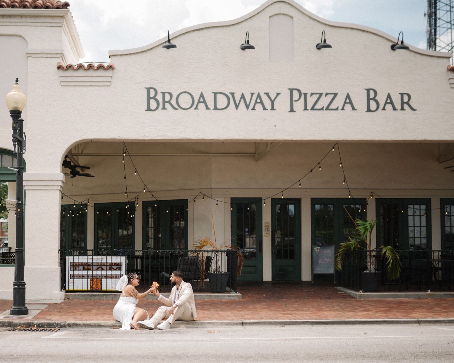 Wedding couple photographed in natural light
Bride and groom embracing during wedding day
Candid moment from a Florida wedding