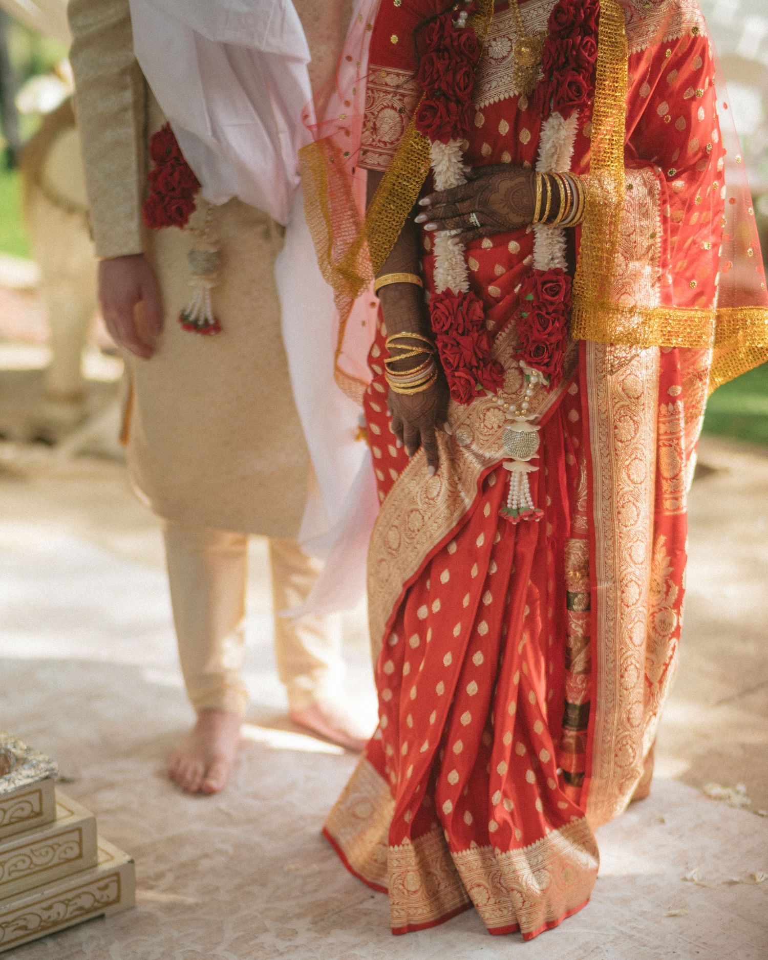 Wedding couple photographed in natural light
Bride and groom embracing during wedding day
Candid moment from a Florida wedding