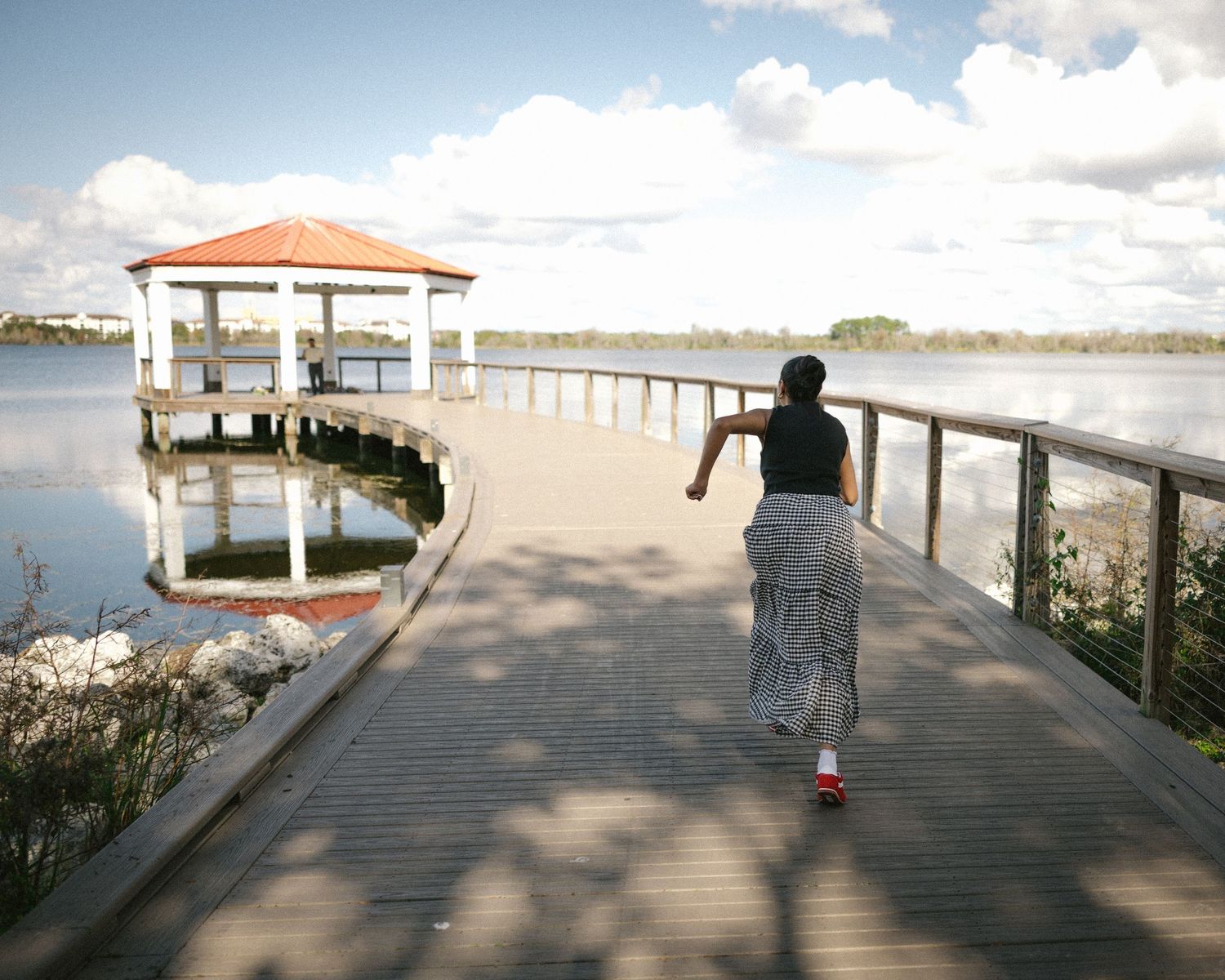 Couple during engagement session in Florida
Romantic engagement session portrait