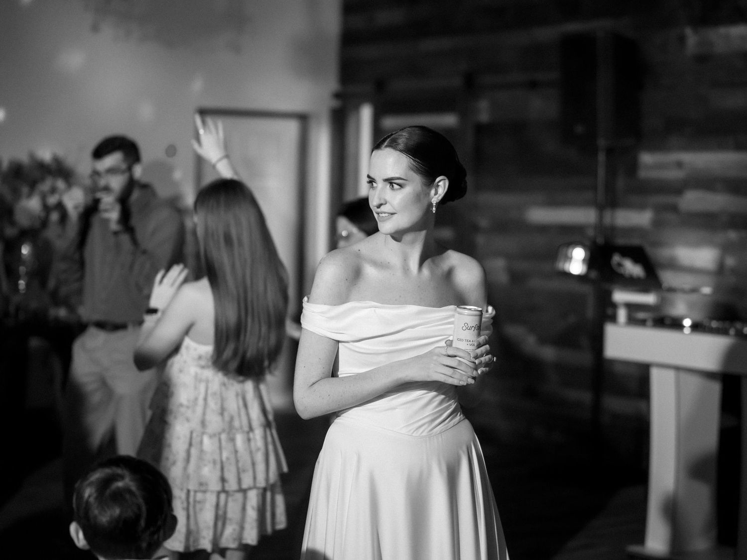 Wedding couple photographed in natural light
Bride and groom embracing during wedding day
Candid moment from a Florida wedding