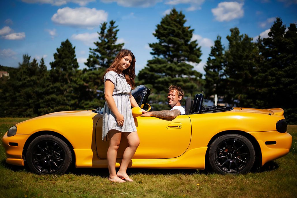 Mazda Miata, Graves Island, Chester, Nova Scotia, Halifax Photographer, Halifax Videographer, Engagement, Wedding, Famil