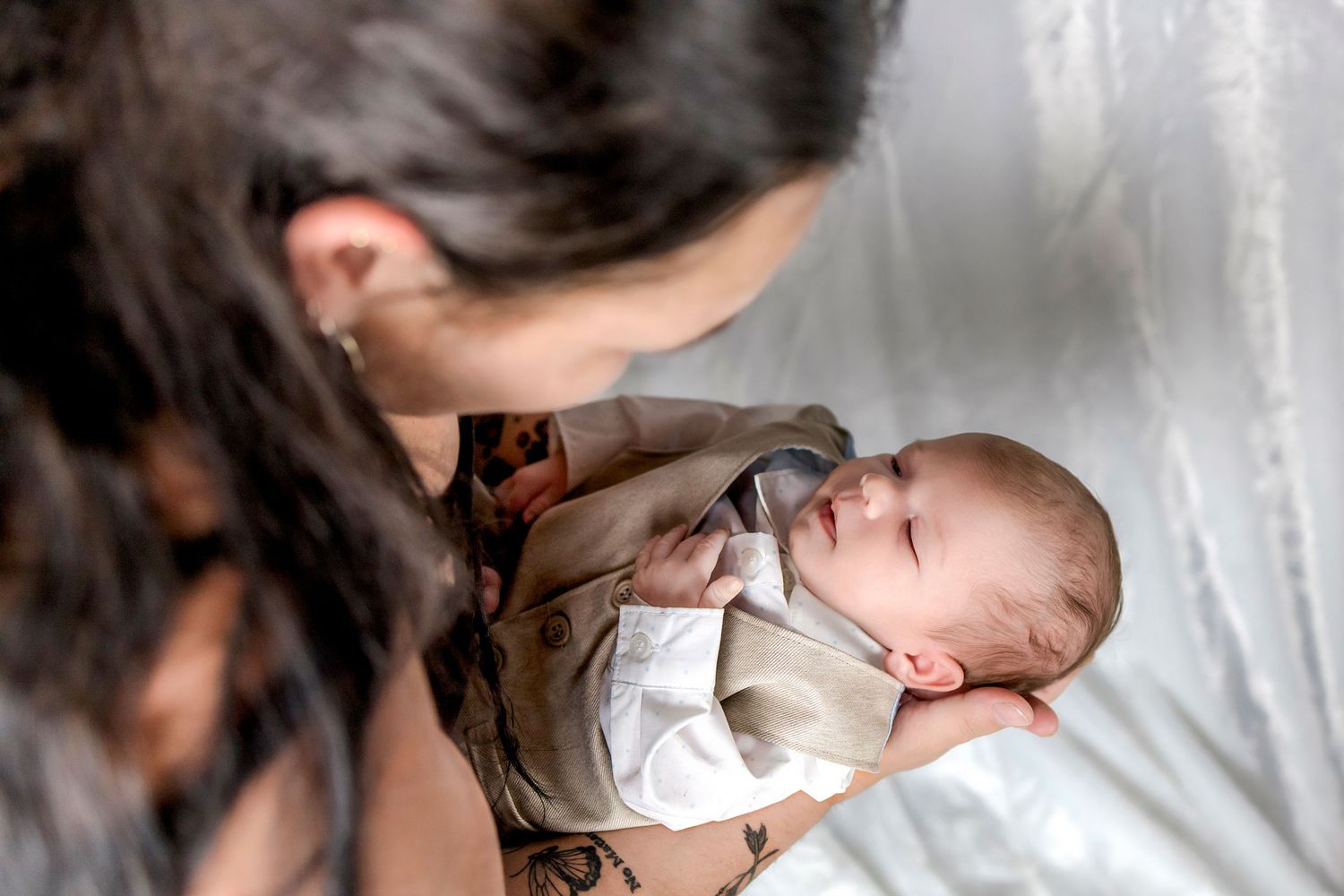 Newborn baby photography session in Nova Scotia