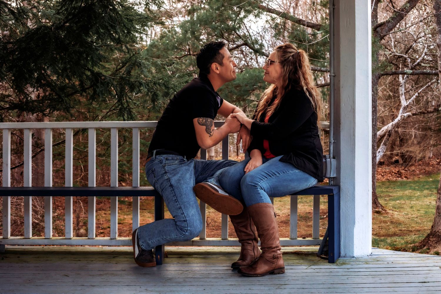 Chester engagement session at Lordy park near the Chester waterfront in nova scotia photo by Atlantic Memories Photography