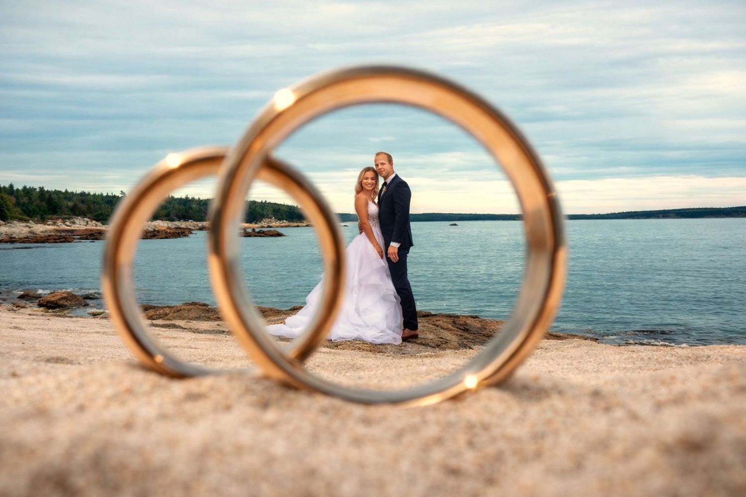 Coastal wedding photography session in Chester Nova Scotia
