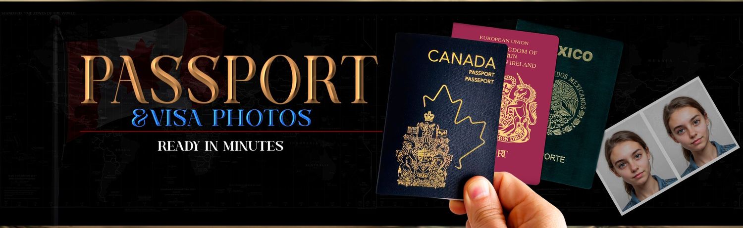 Passport photo service in Hubbards Nova Scotia with professional lighting