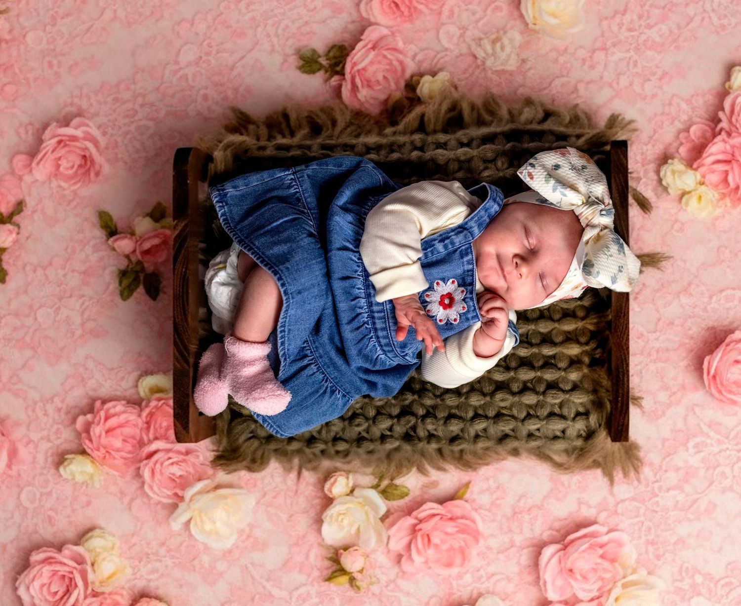 Newborn baby photography session in Nova Scotia