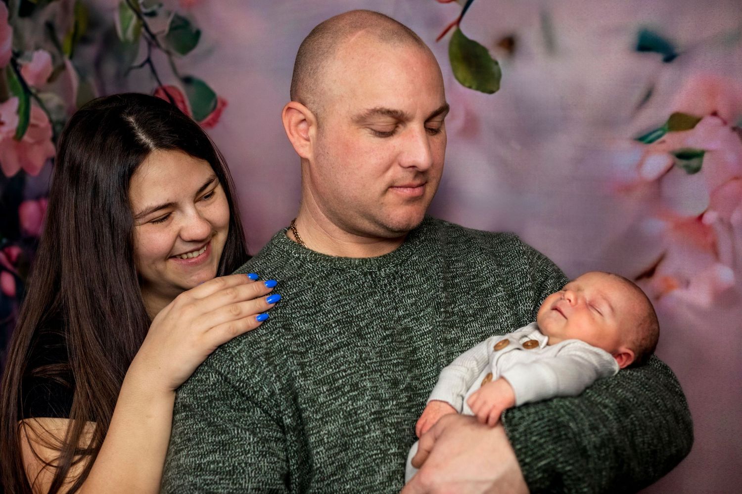 Newborn baby photography session in Nova Scotia