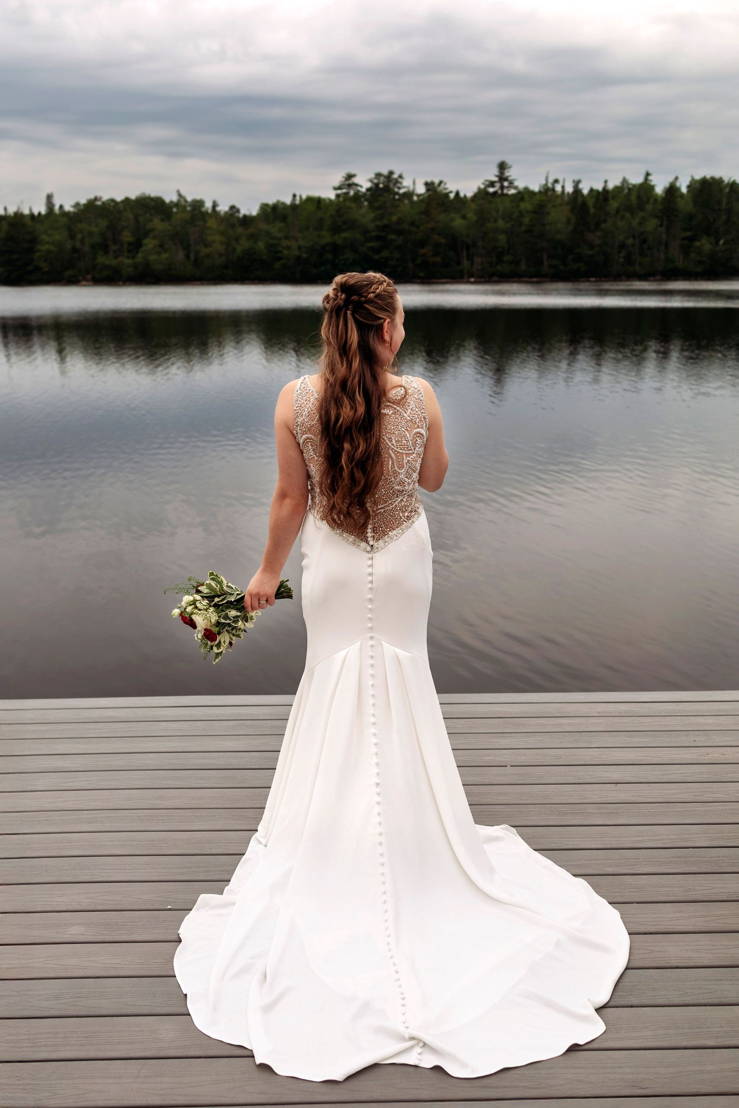 Wedding ceremony photography overlooking the Atlantic Ocean