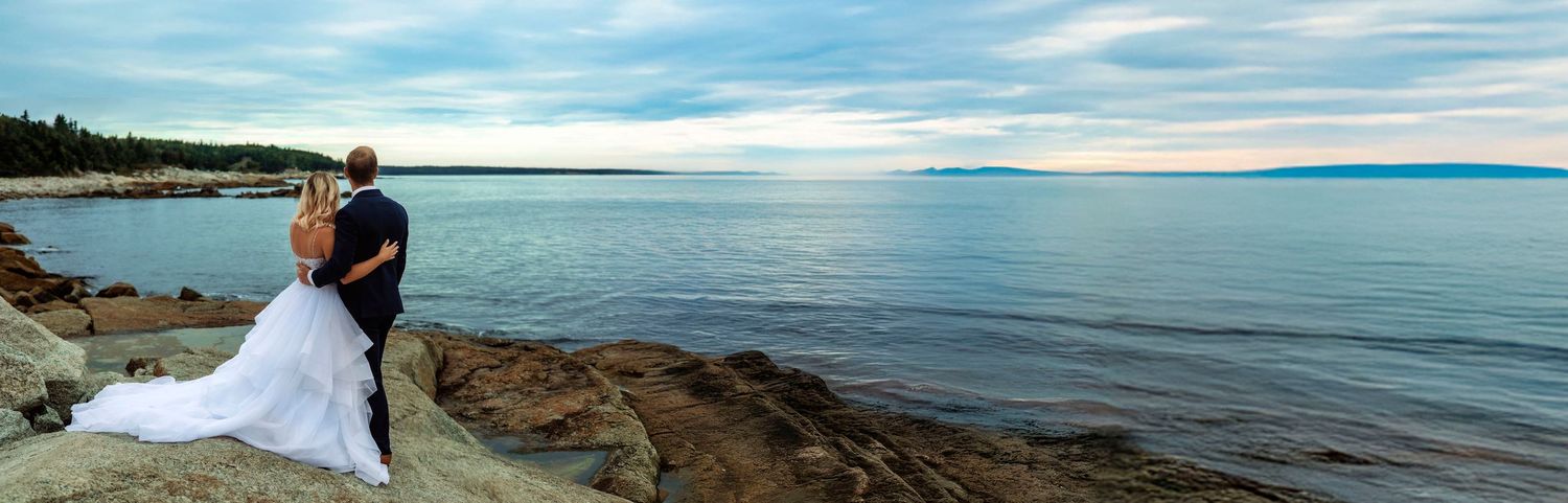 Nova Scotia wedding photographer capturing emotional vows