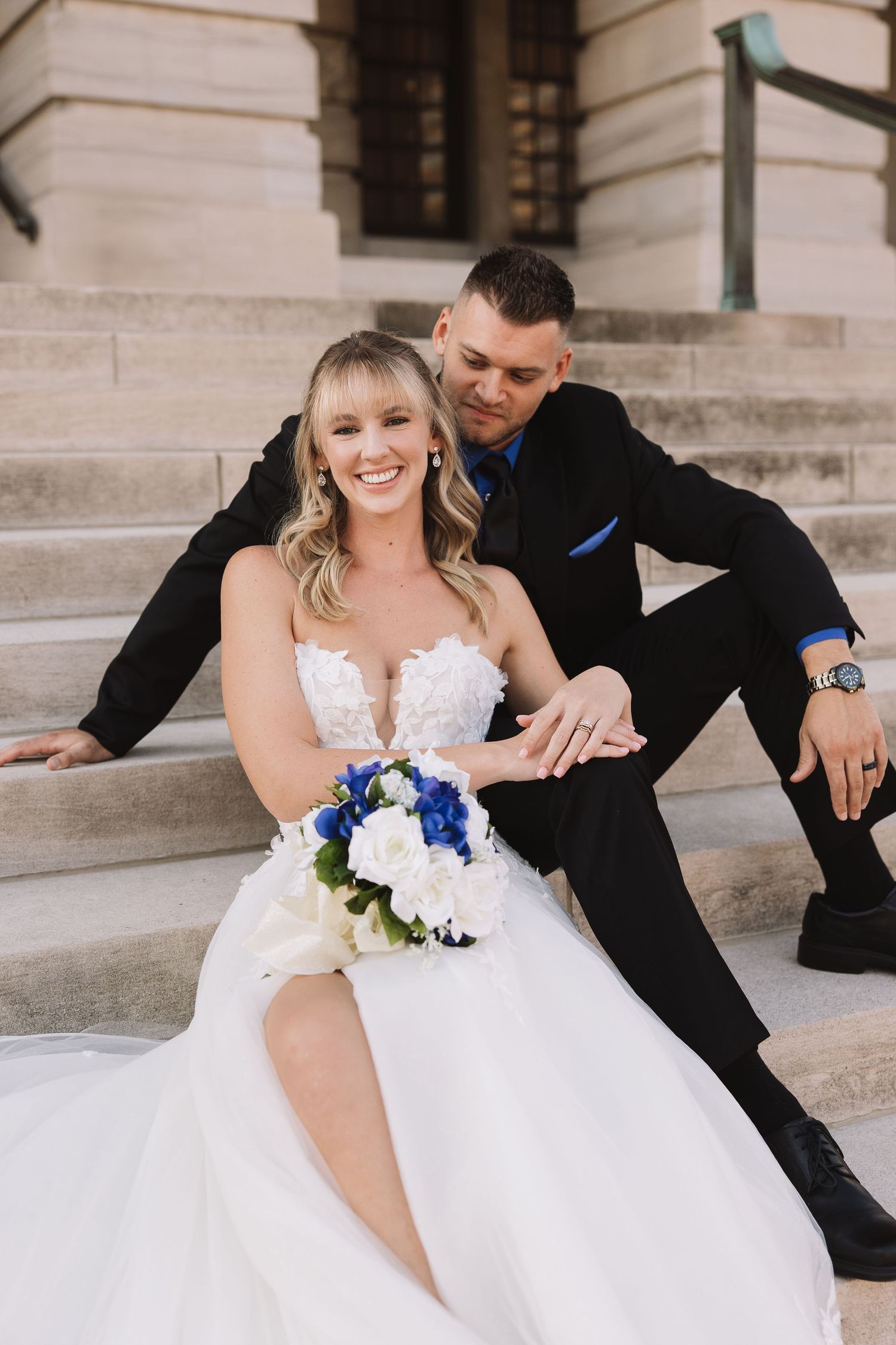 Husband and Wife wedding portrait