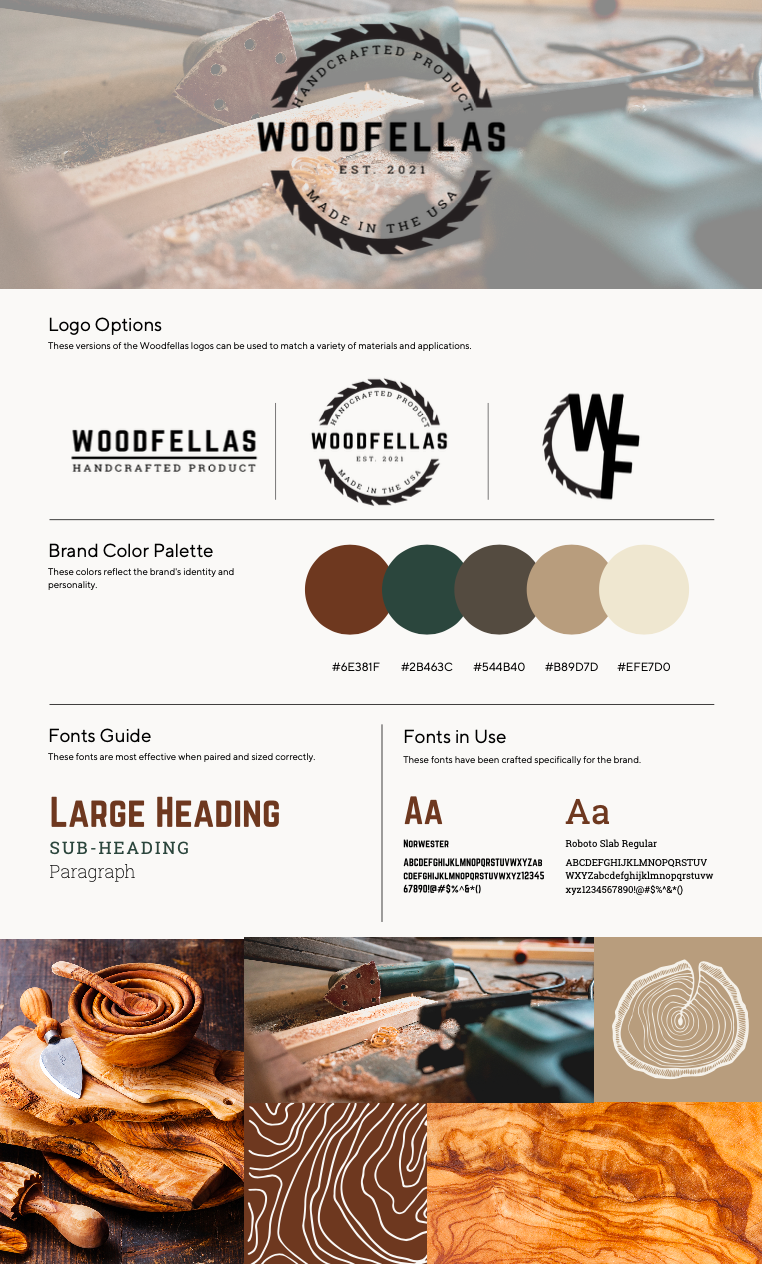 Woodfellas Brand Kit