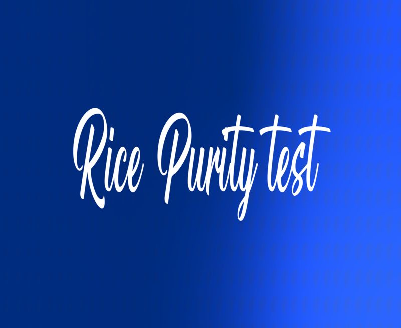 Take the Official Rice Purity Test and discover what your score reveals about your experiences, personality, and lifestyle.