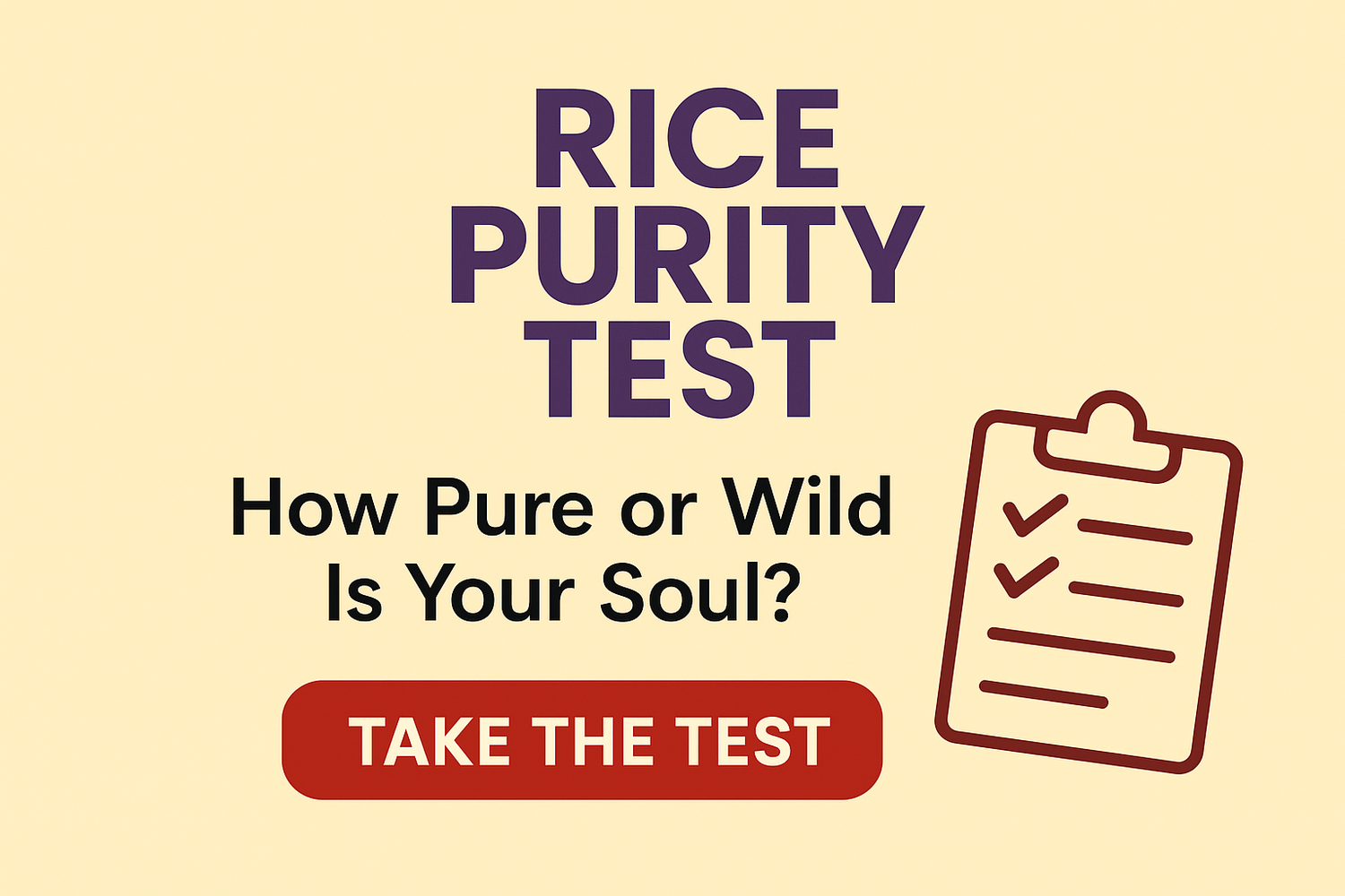 Rice Purity Test: What Your Score Really Says About You