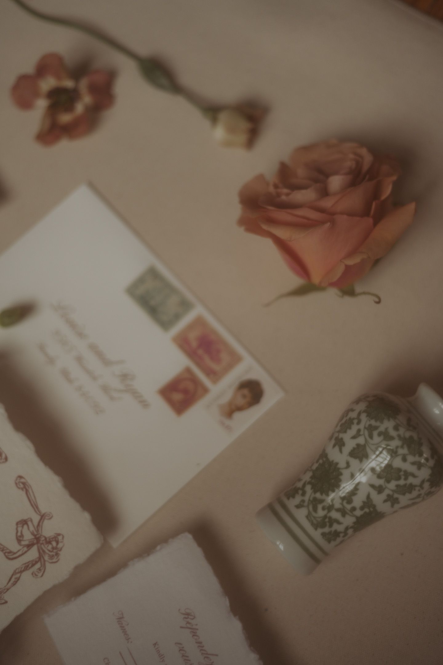 Utah wedding photographer capturing warm, moody bridal portraits. Florida wedding photographer documenting intimate vintage moments