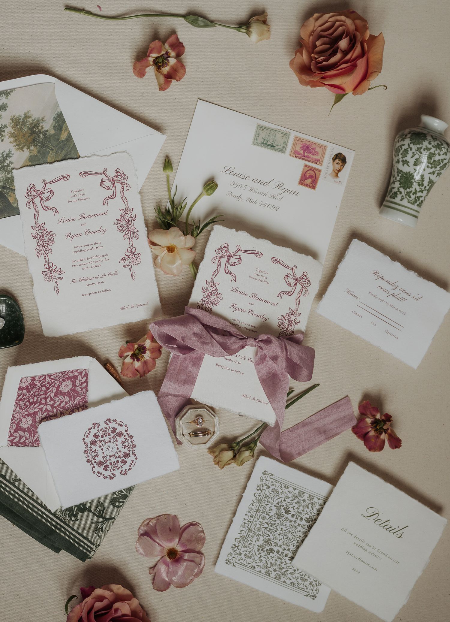 Utah wedding photographer capturing warm, moody bridal portraits. Florida wedding photographer documenting intimate vintage moments