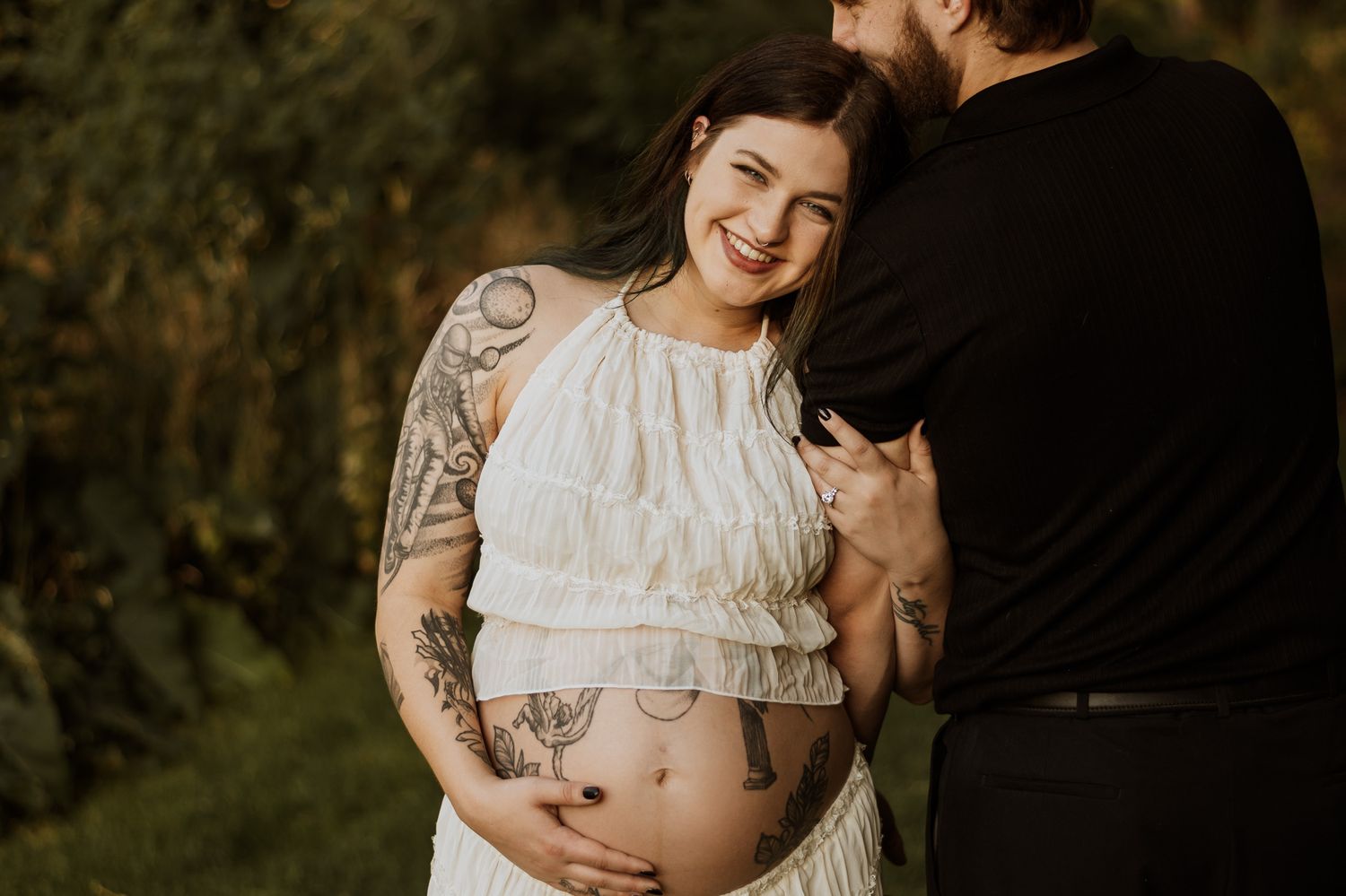 Utah wedding photographer capturing warm, moody bridal portraits. Florida wedding photographer documenting intimate