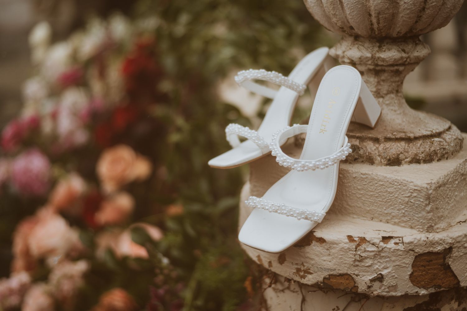 Utah wedding photographer capturing warm, moody bridal portraits. Florida wedding photographer documenting intimate vintage moments