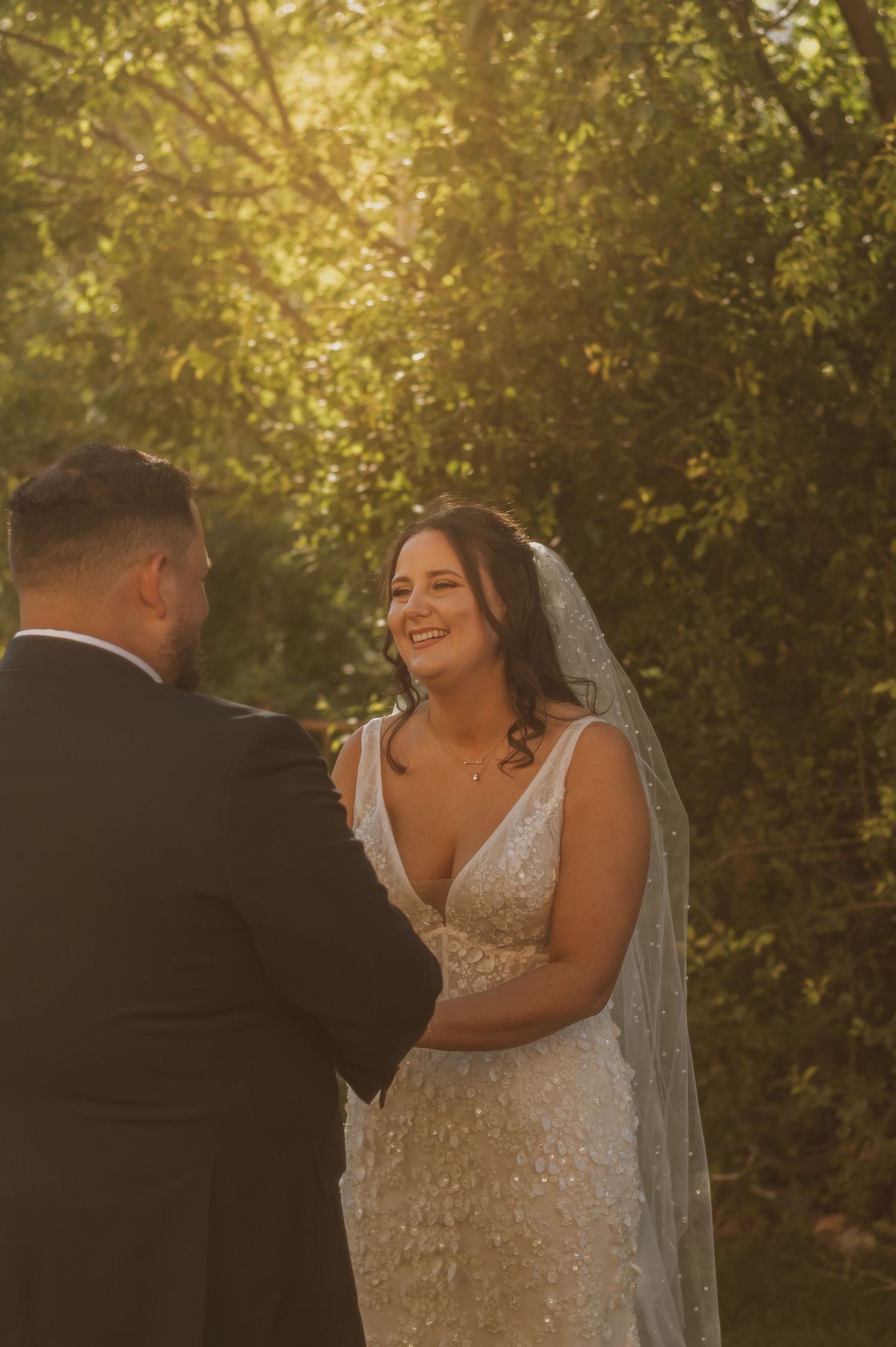 Utah wedding photographer capturing warm, moody bridal portraits. Florida wedding photographer documenting intimate vintage moments