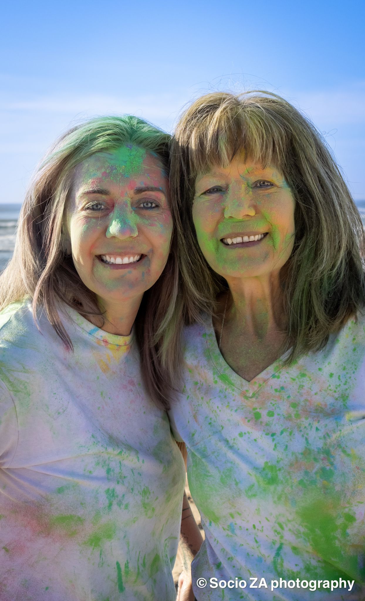 Portrait photography in Jeffrey’s Bay capturing natural, authentic images with outdoor sessions across the Eastern Cape. Colour powder