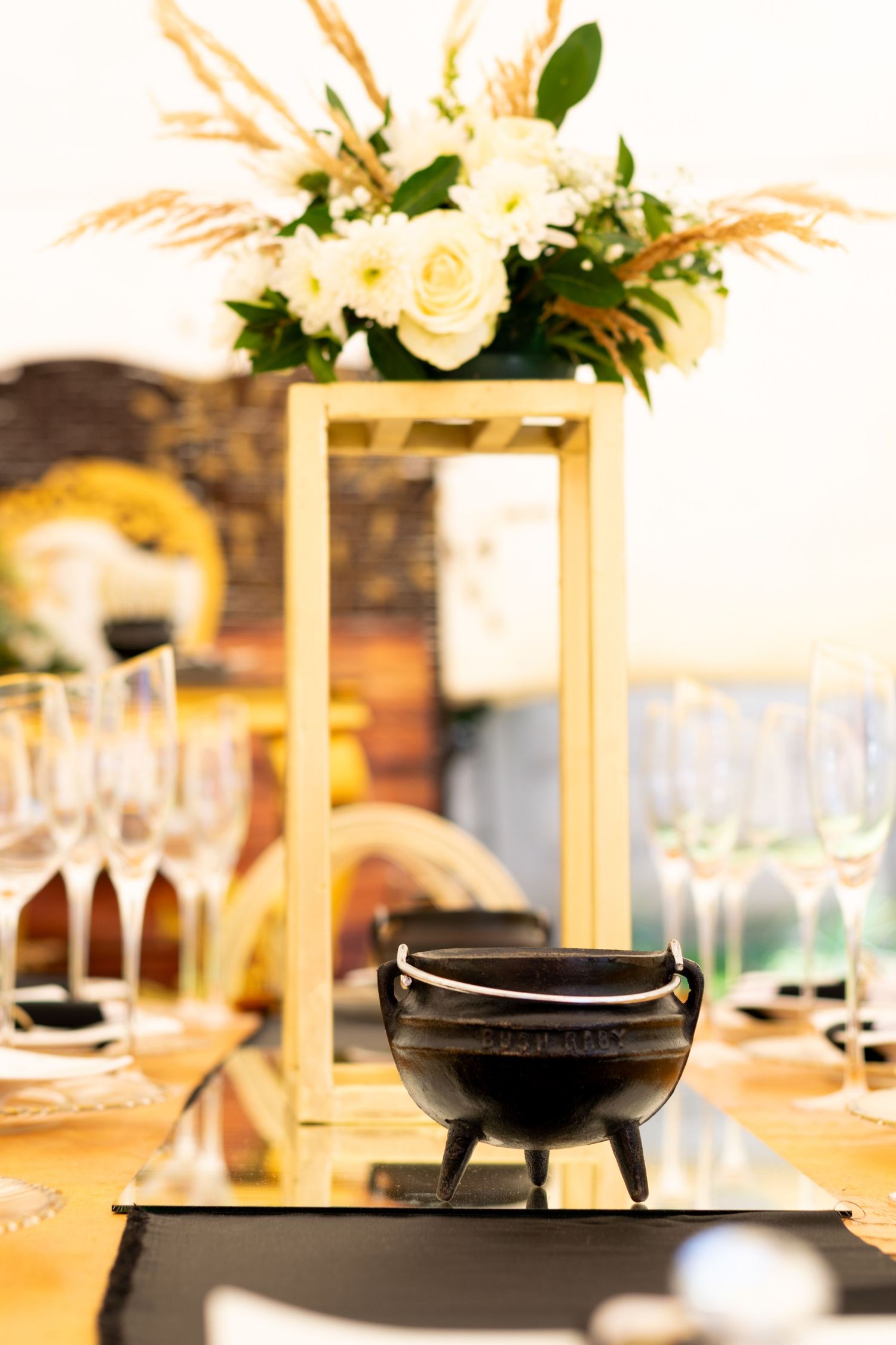Decor for a traditional wedding held in Mthatha.
