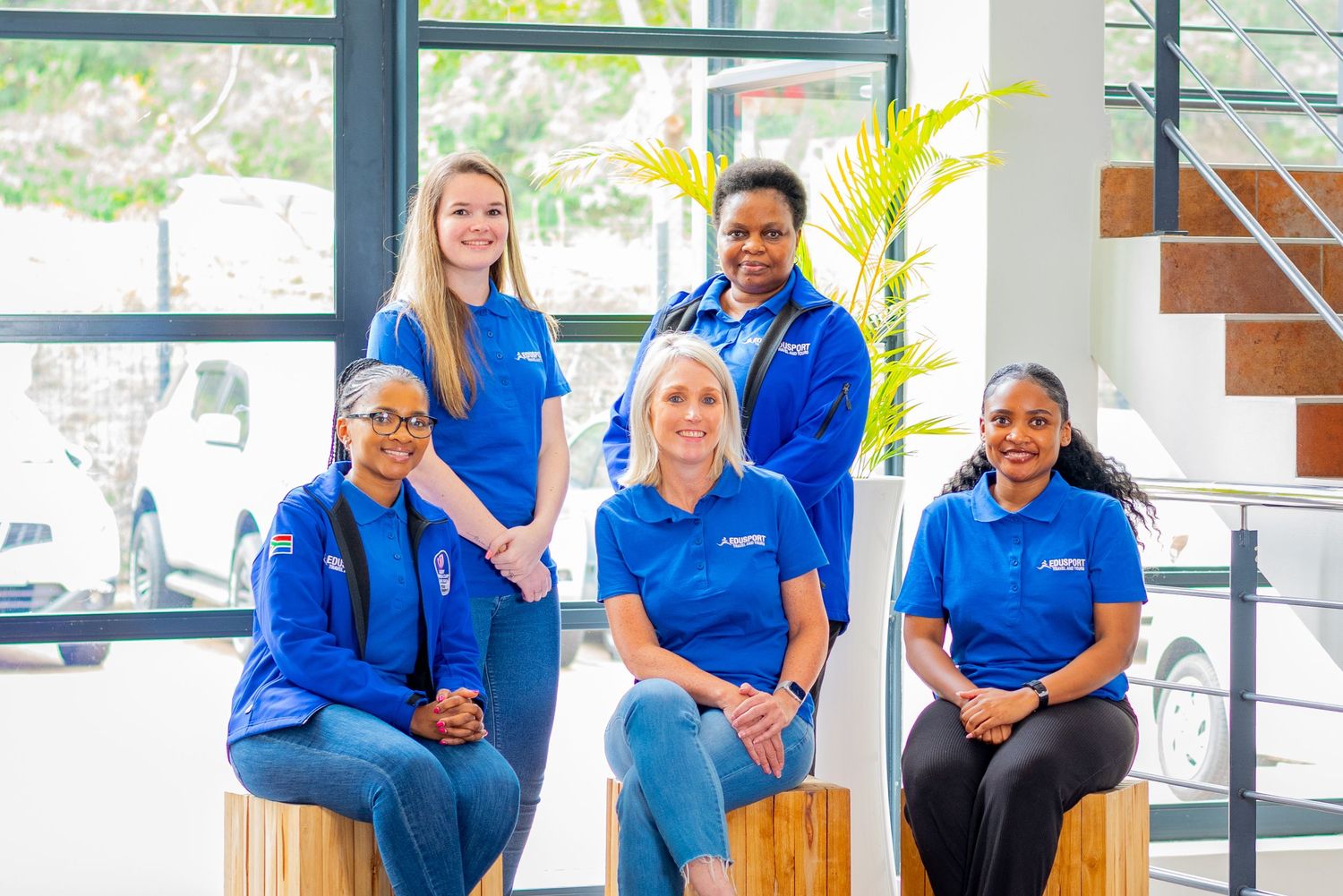 A department photoshoot during a corporate photoshoot session in Durban.