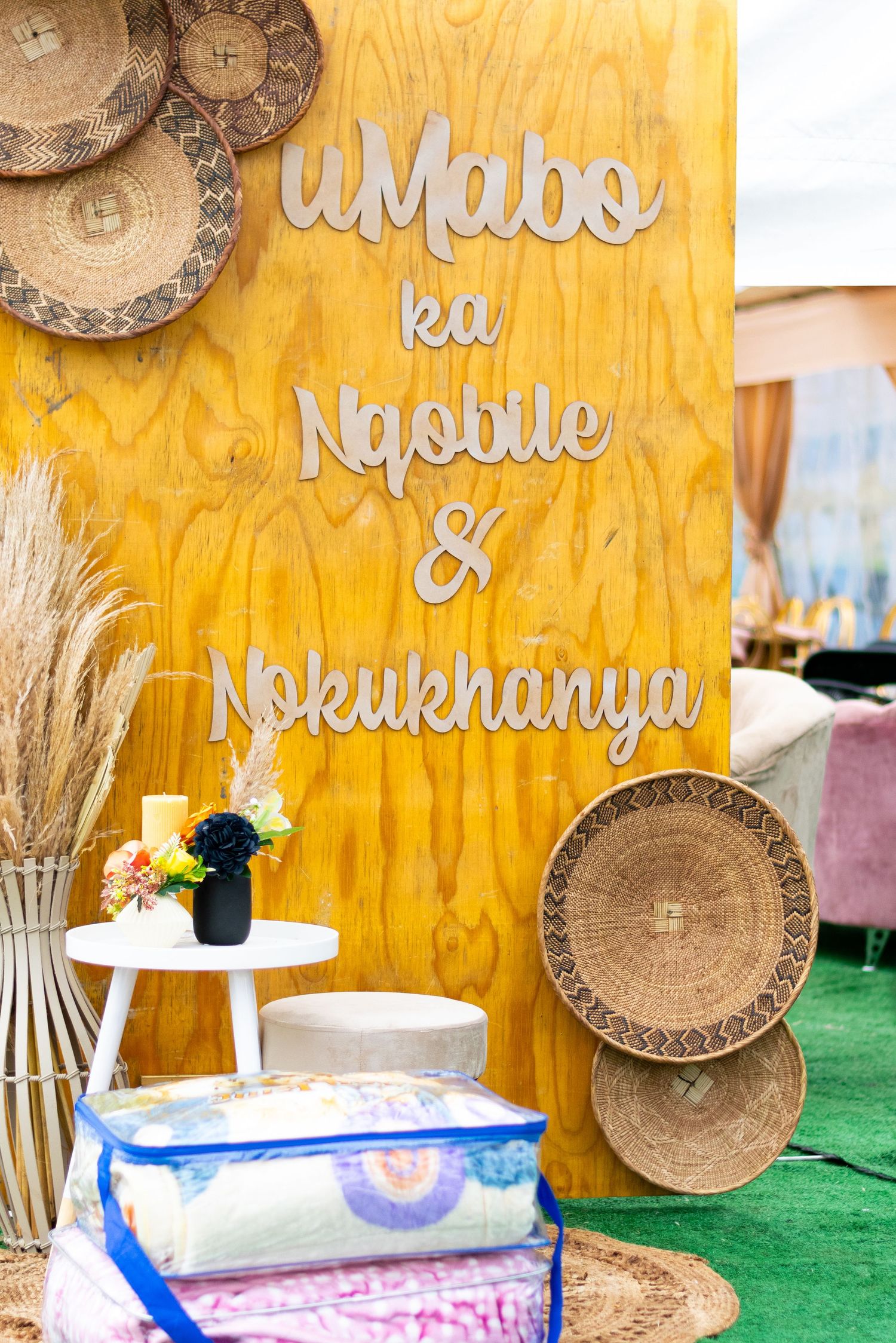 Decor for a Traditional wedding held in Durban.