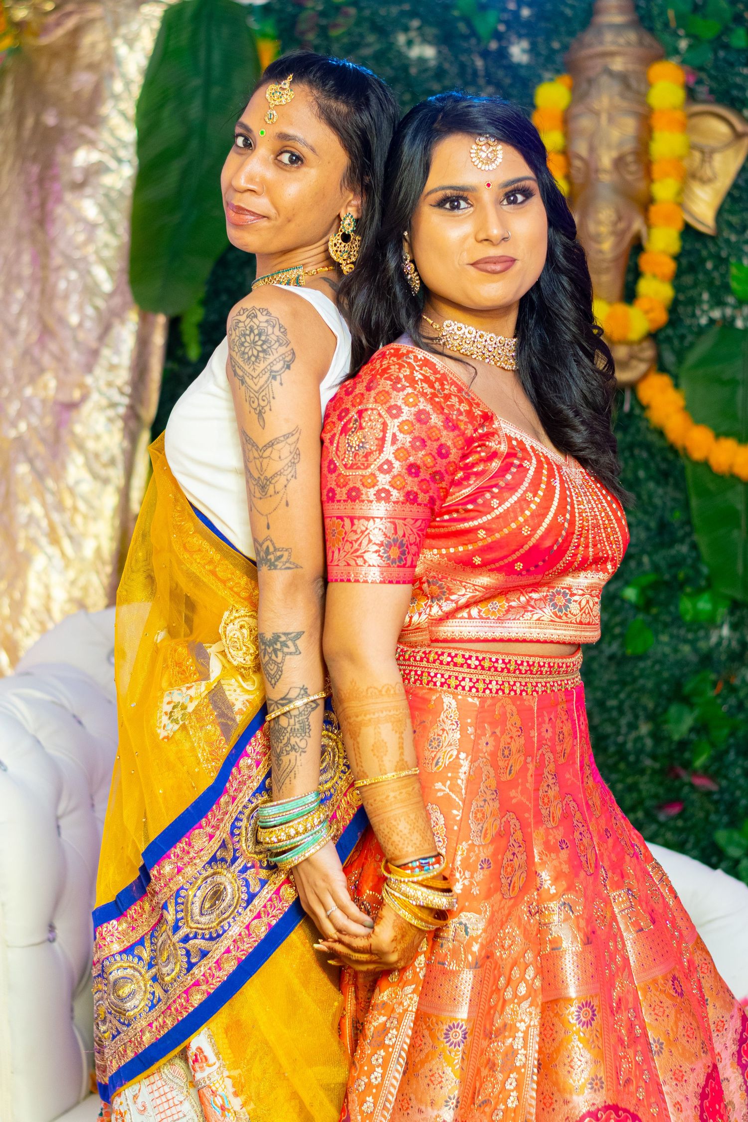 Friends together during a Nelengu event in Durban.
