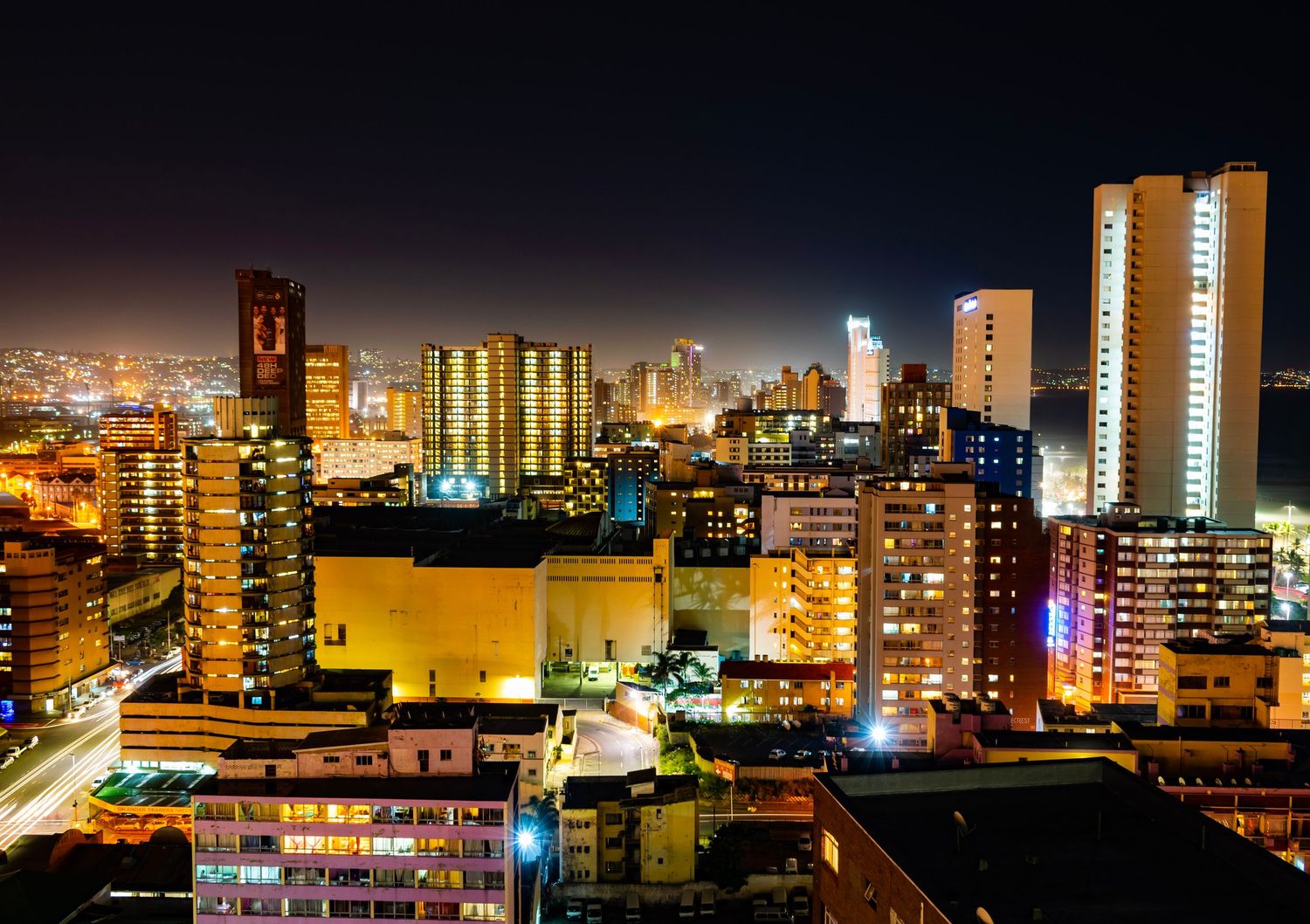 Cityscape image of Durban, South Beach.