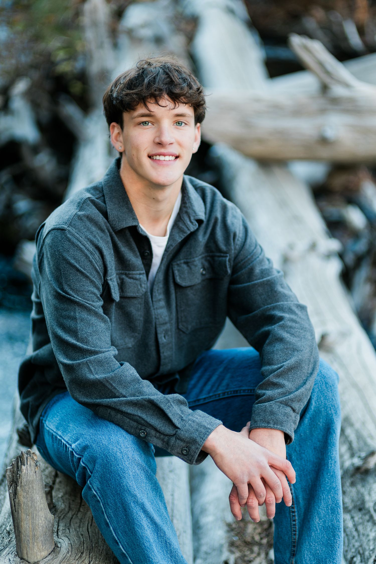 Senior portrait of a young man