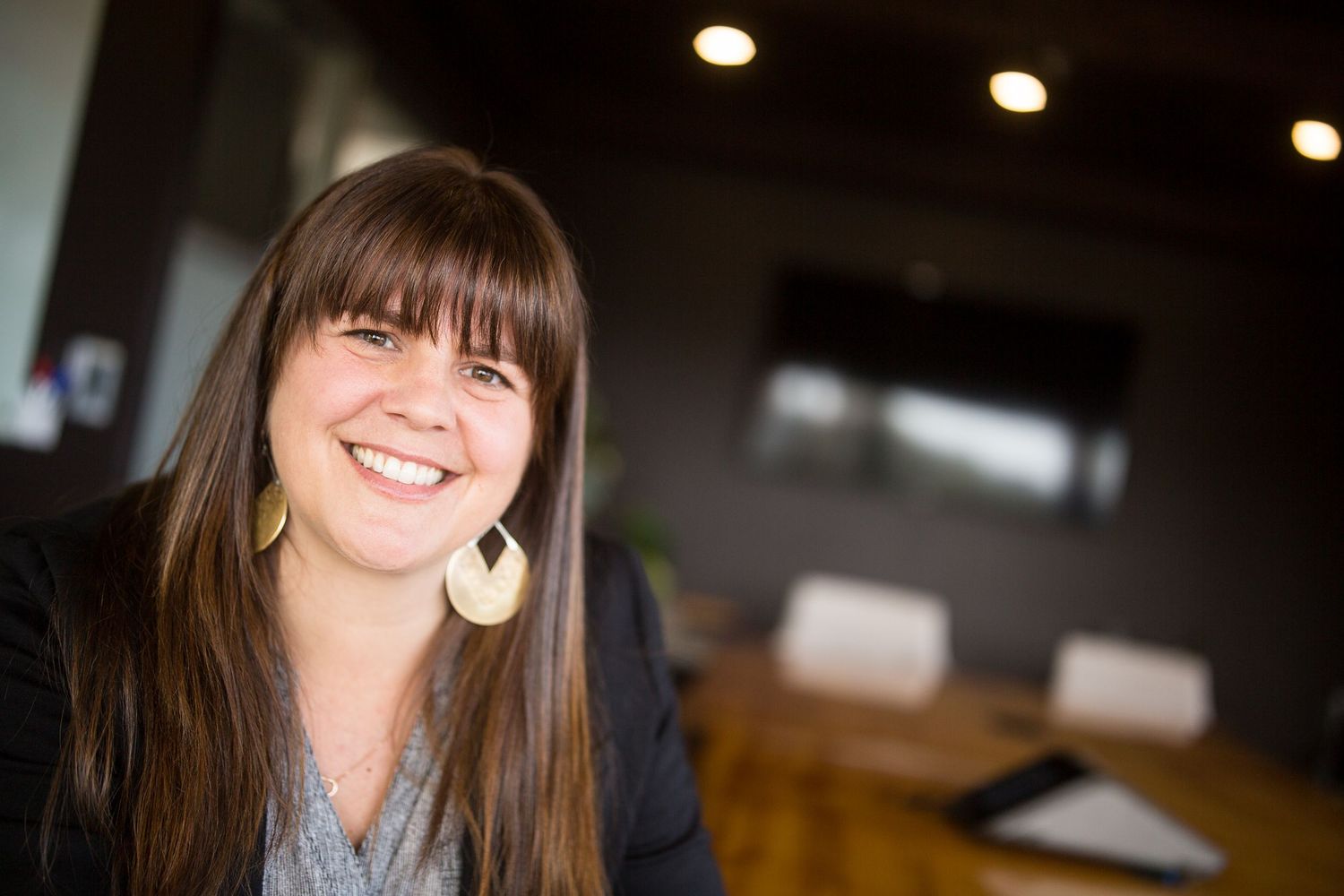 Headshot of a woman in a business setting