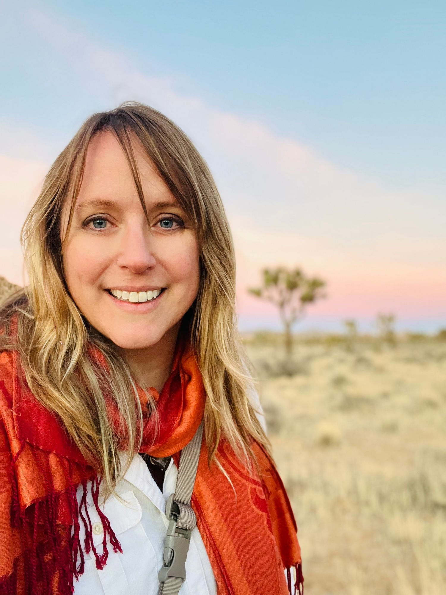 Marisa Chappell Hossick in Joshua Tree National Park