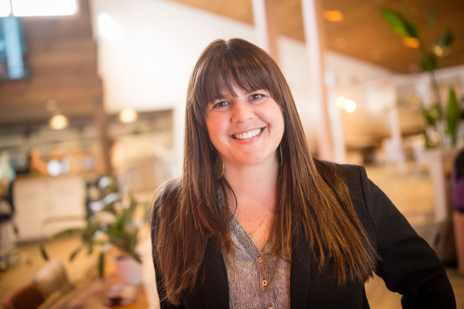 Headshot of a woman in a business setting