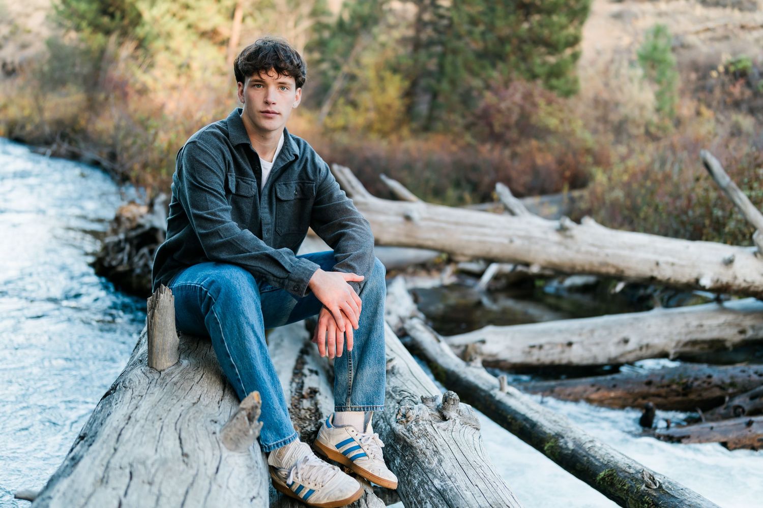 Senior portrait of a young man