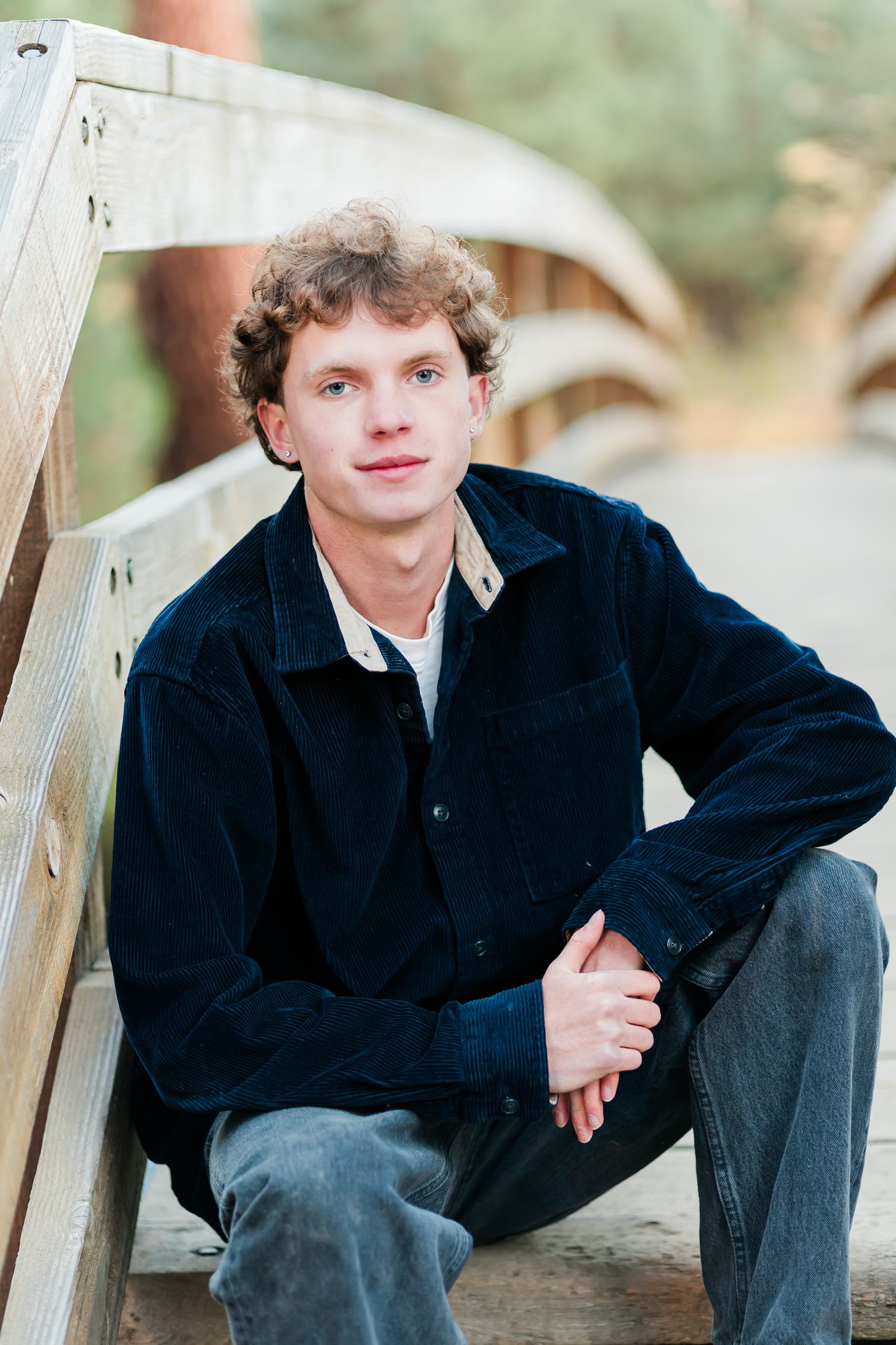 Senior portrait of a young man