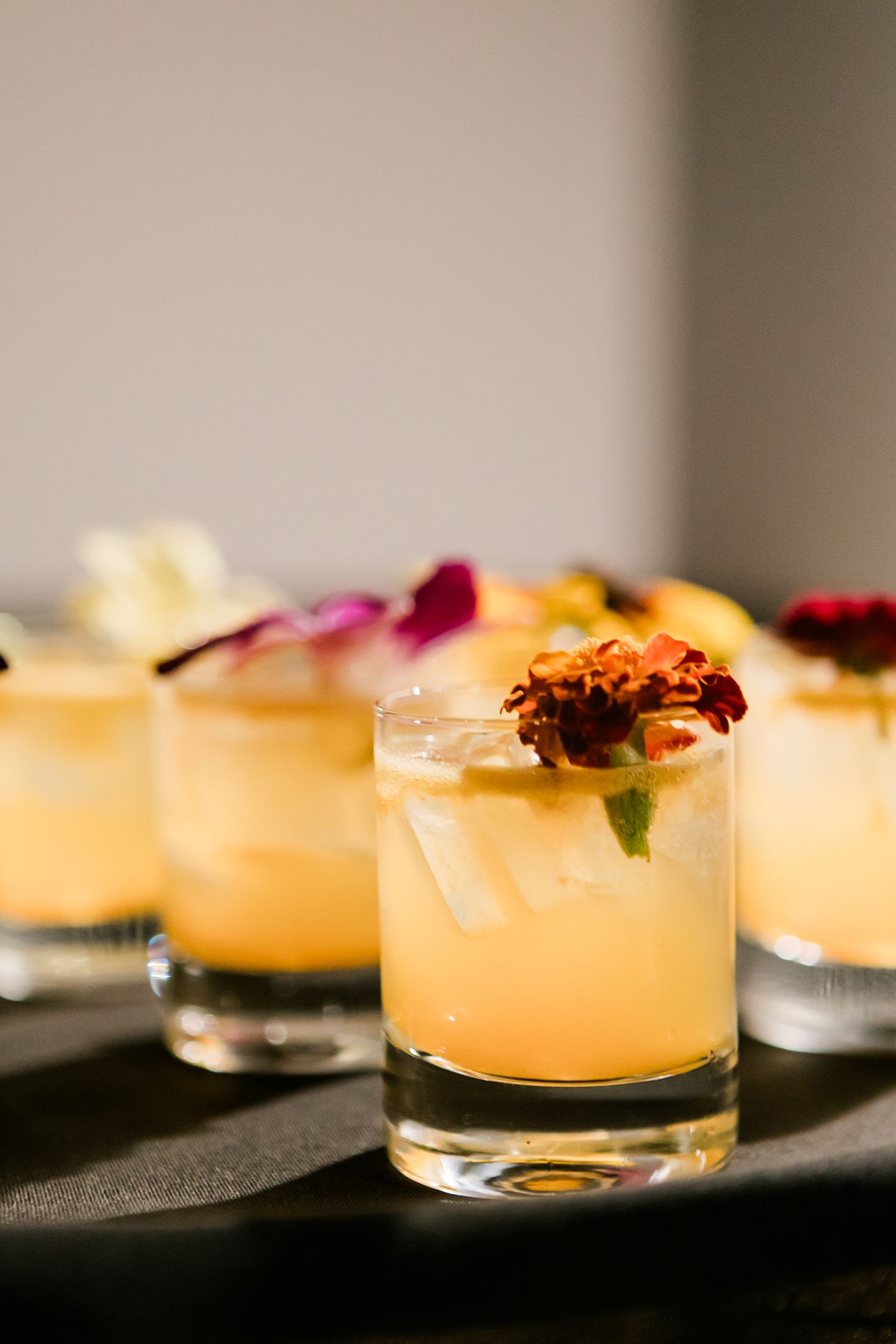 Drinks at an event in Portland, Oregon
