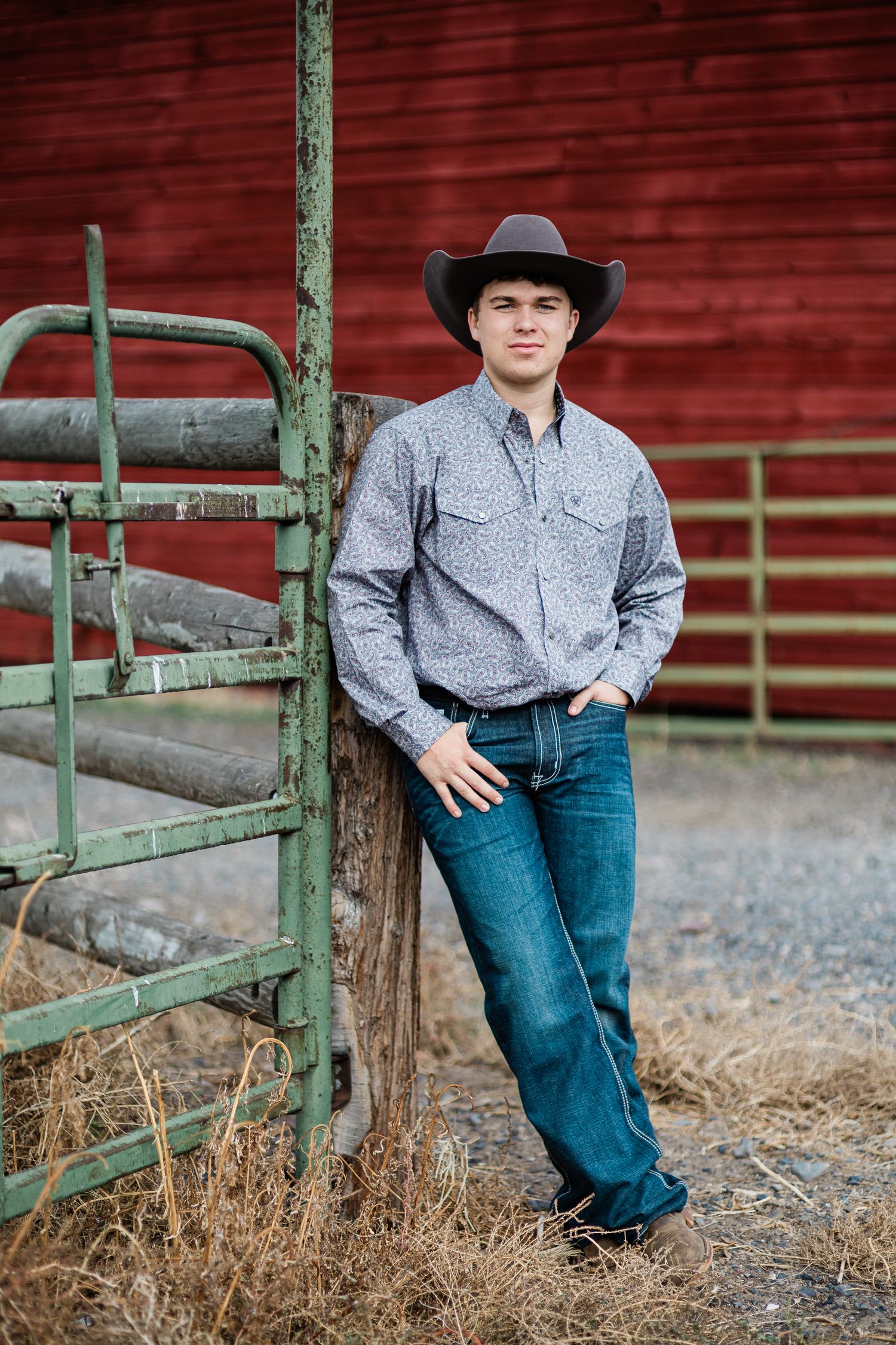 Senior portrait of a young man
